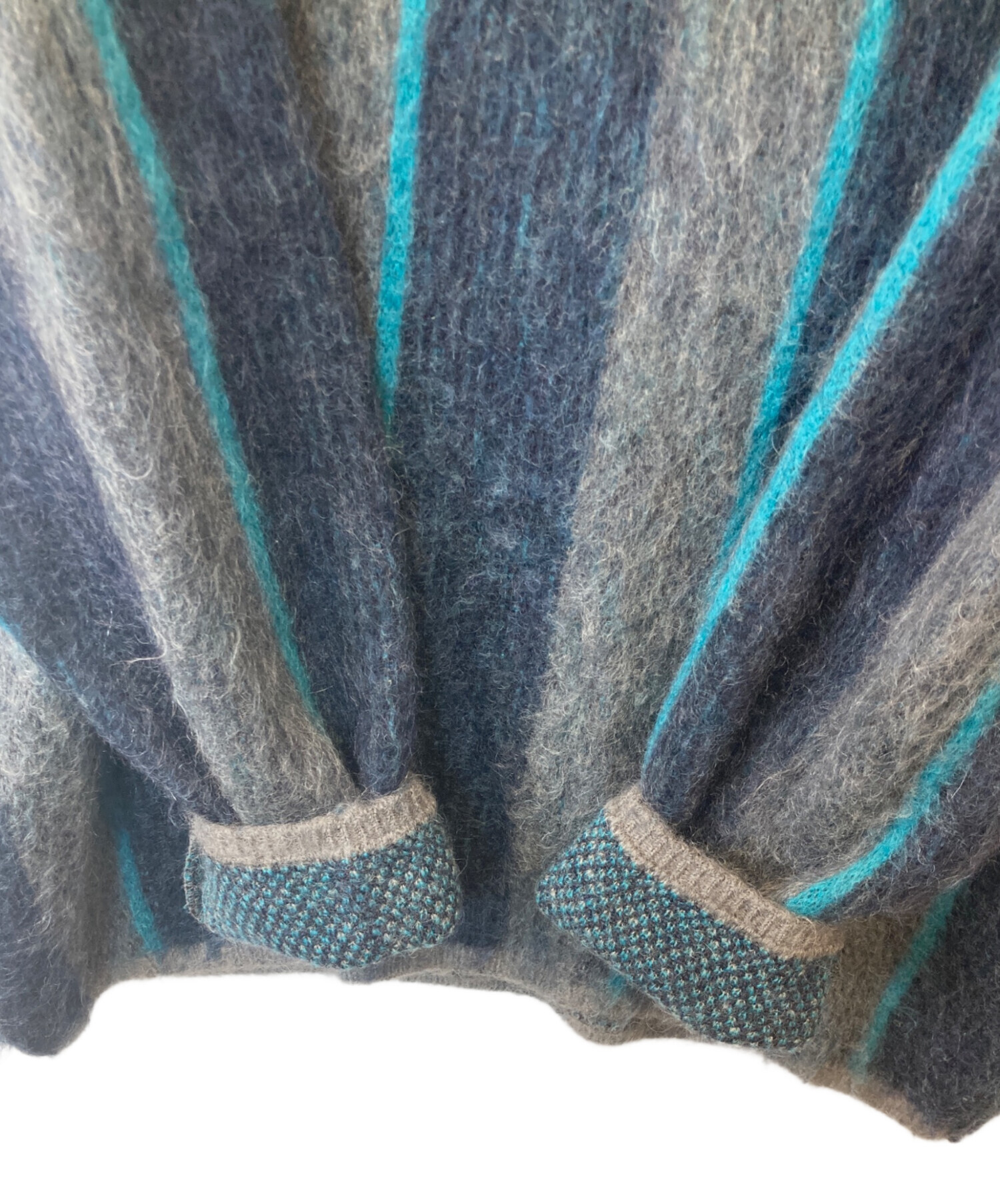 中古・古着通販】stein (シュタイン) Mohair Stripe Knit LS ST.455 