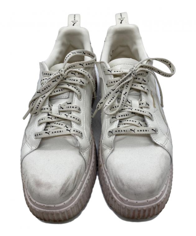 アメリビンテージ　プーマ　スニーカー プーマ×アメリの初コラボスニーカー、厚底ソール×ブランドロゴ