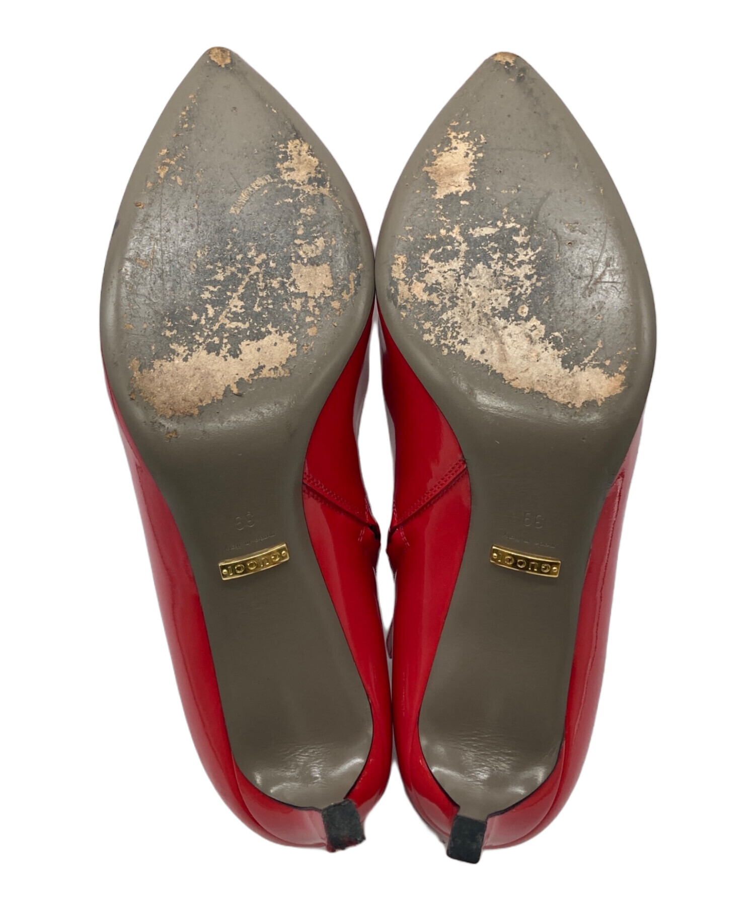 中古・古着通販】GUCCI (グッチ) エナメル ショートブーツ 321129