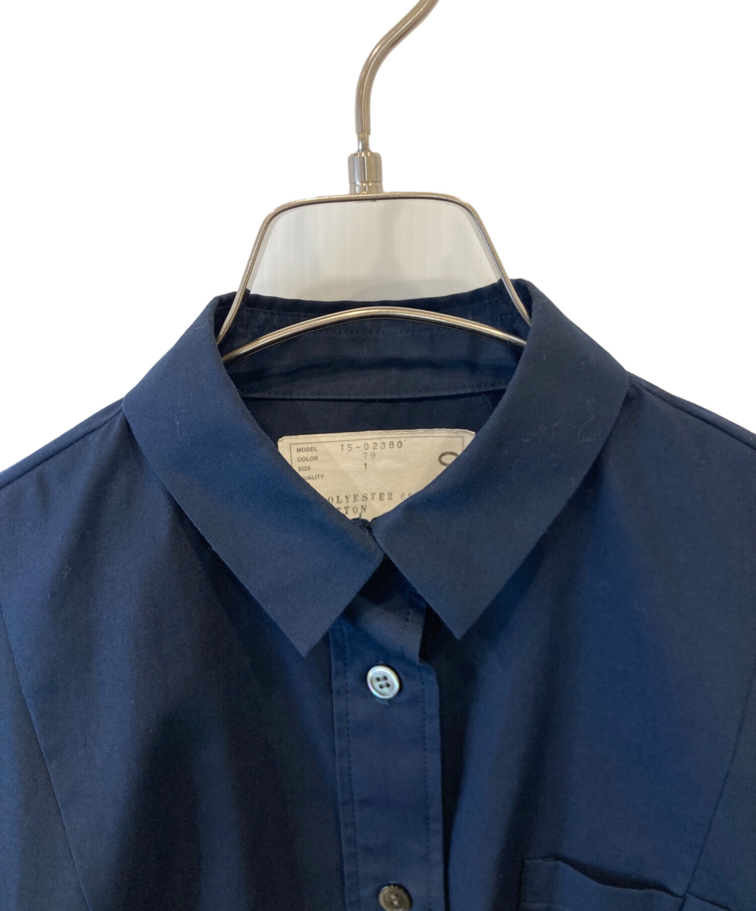 中古・古着通販】sacai (サカイ) ニット切替ロングシャツ 15-02380