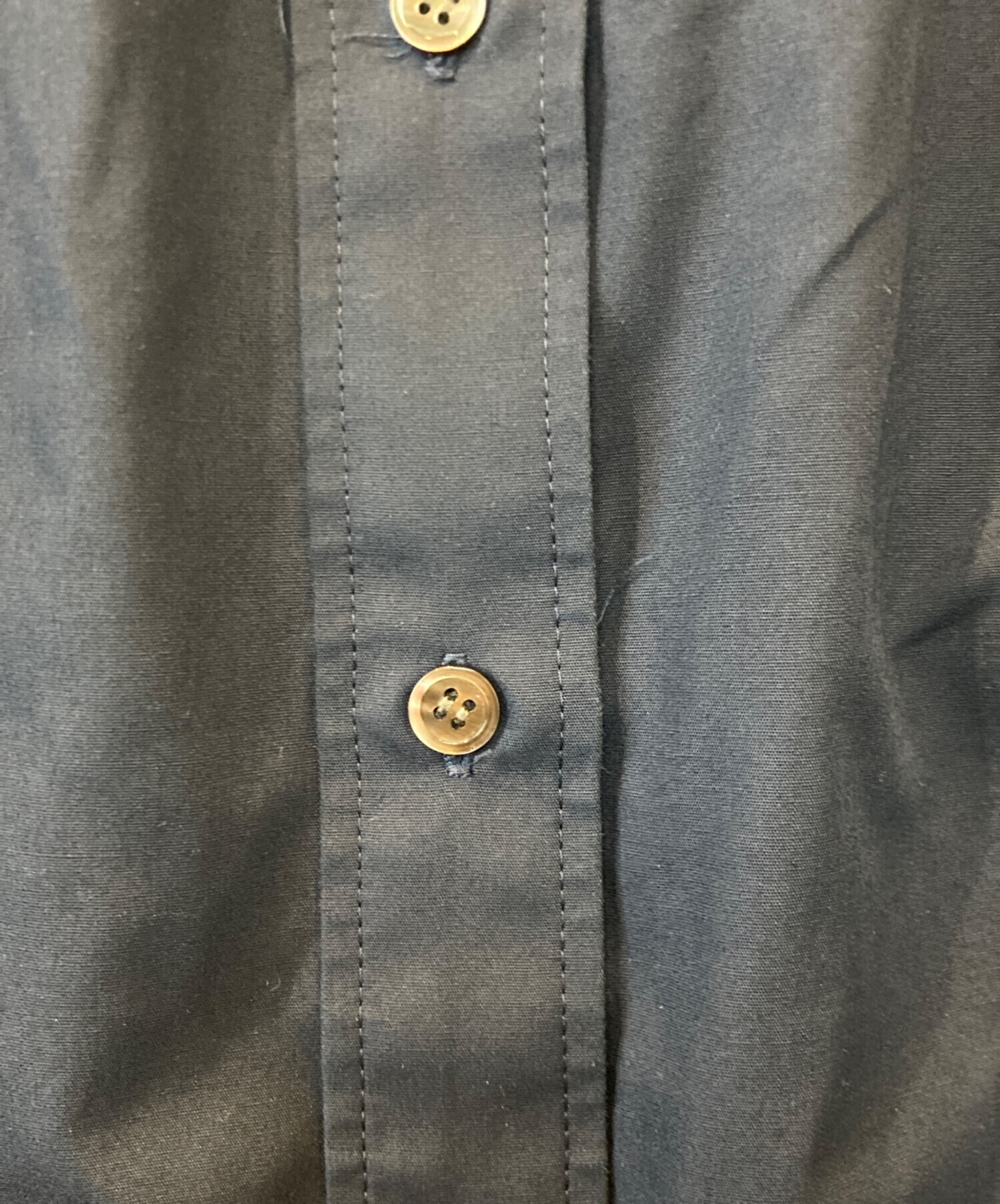 中古・古着通販】sacai (サカイ) ニット切替ロングシャツ 15-02380