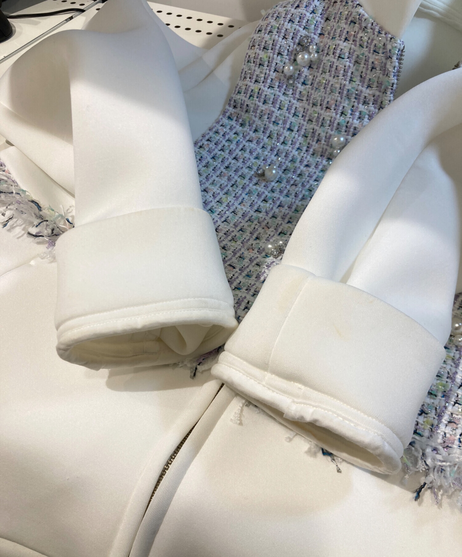 中古・古着通販】CHESTY (チェスティ) ツイードボンディングパーカー