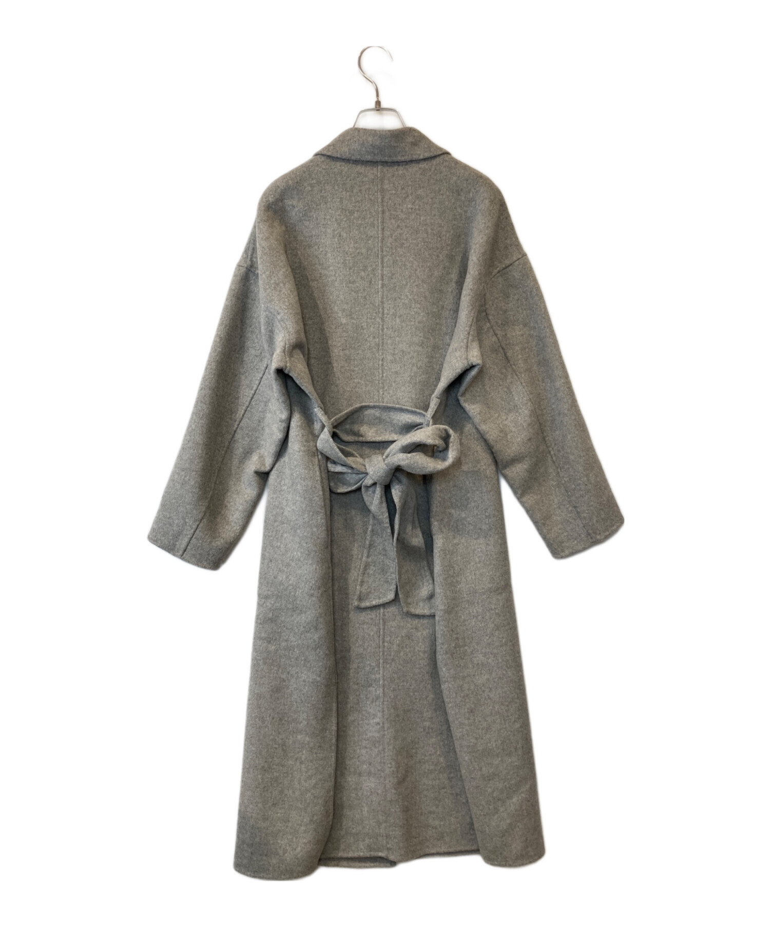 中古・古着通販】PLST (プラステ) ウールブレンドリバーコート グレー