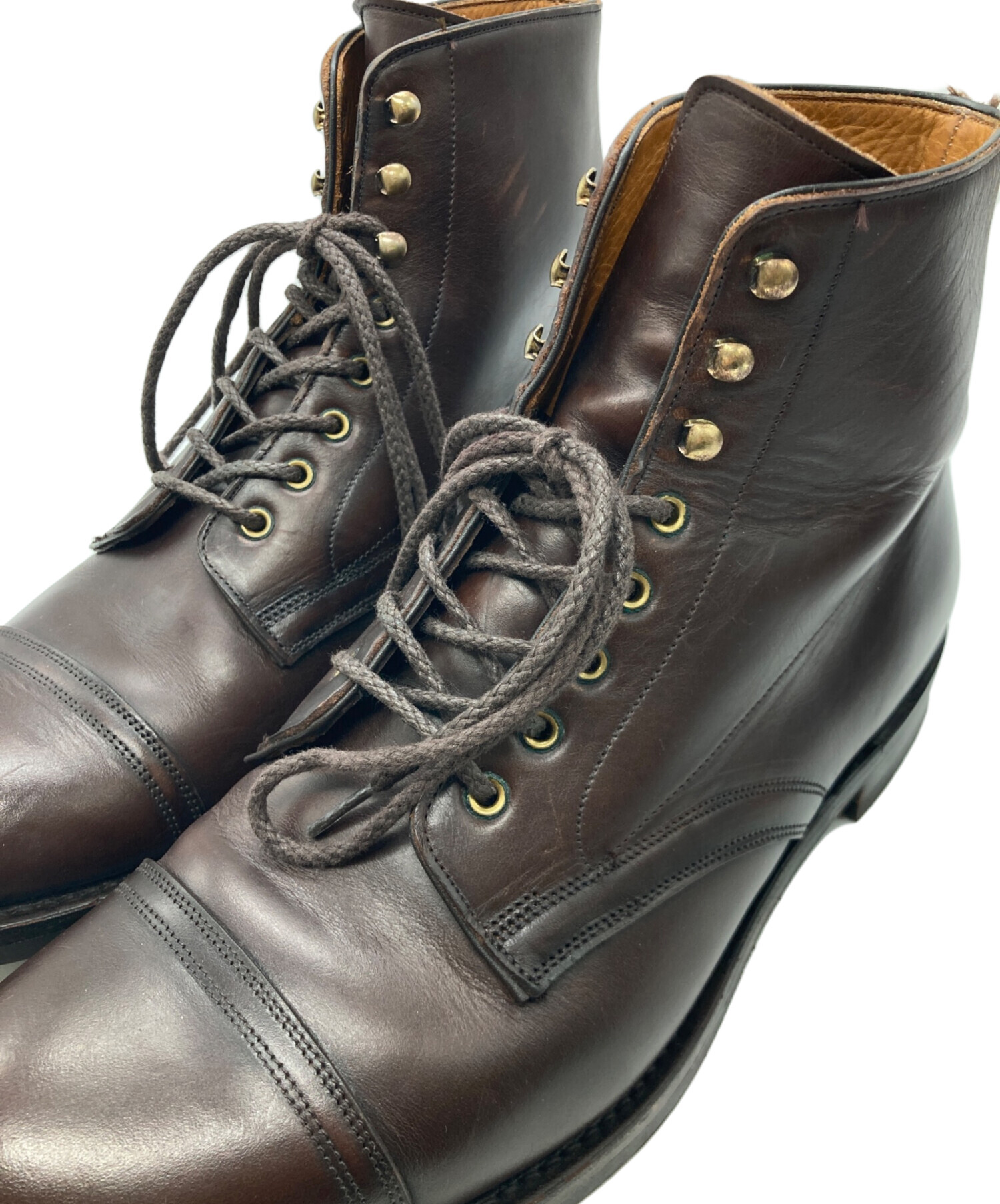 中古・古着通販】RRL (ダブルアールエル) Livingstone レザーブーツ