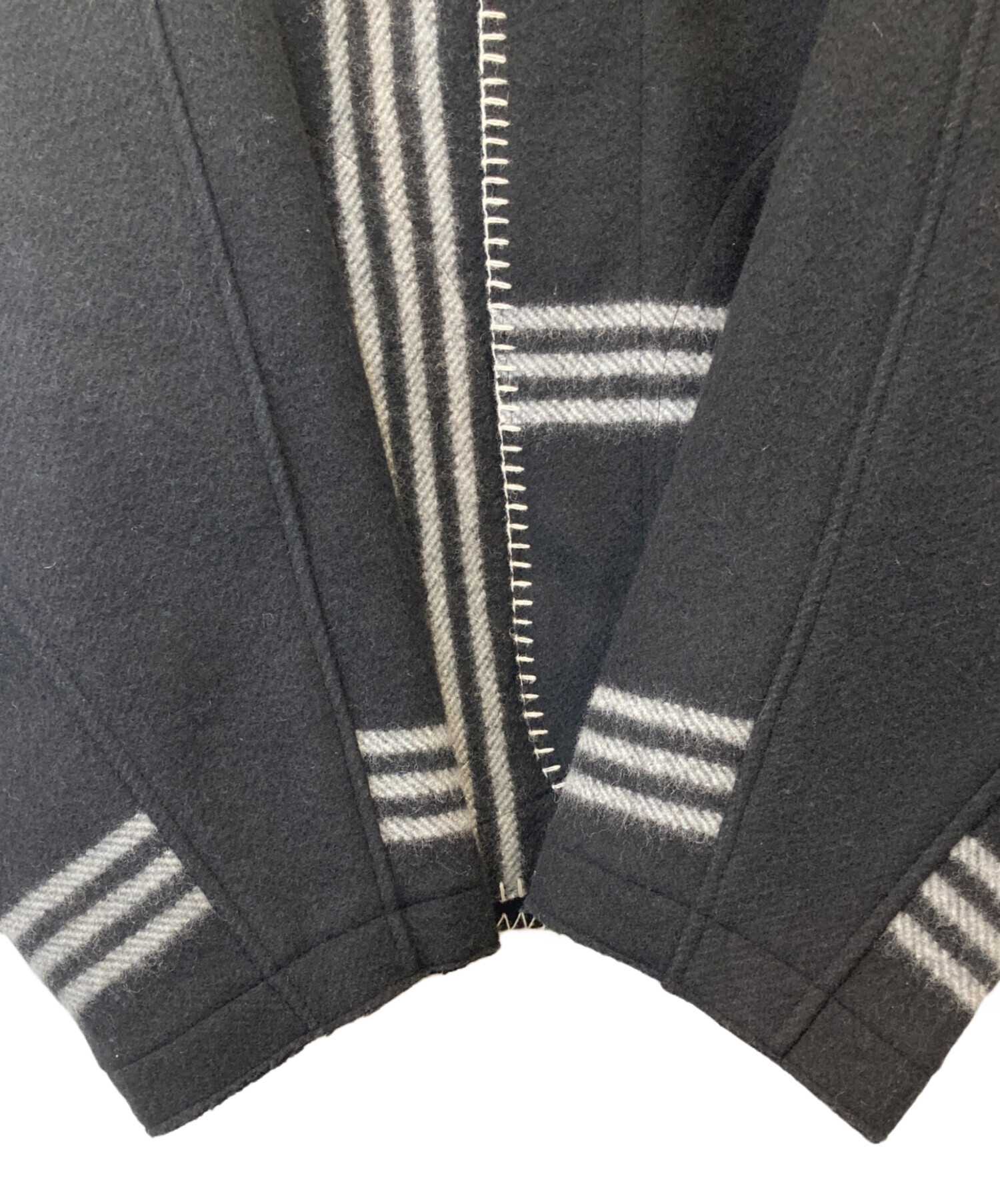 中古・古着通販】3MAN (スリーマン) ブランケットジャケット ブラック