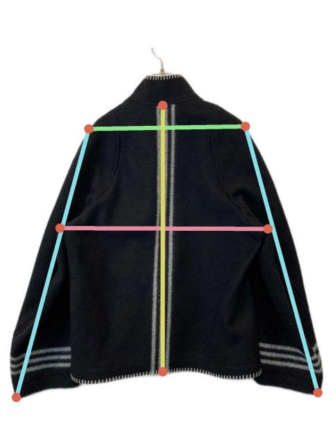 中古・古着通販】3MAN (スリーマン) ブランケットジャケット ブラック