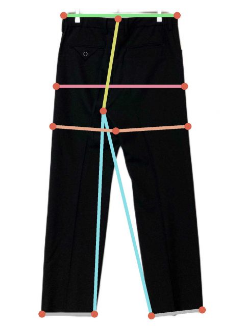 中古・古着通販】SUNSEA (サンシー) TEKETEKE PANTS 21S43 パンツ