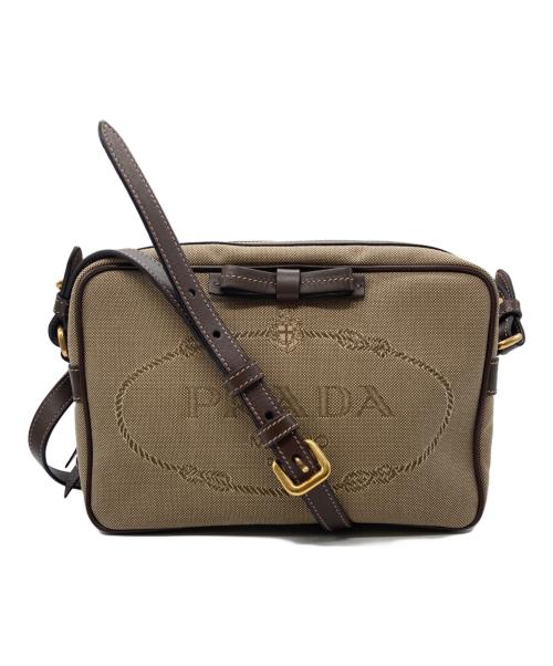 く*げ様 値下げ　PRADA ショルダーバッグ 1BH158 ベージュ く*げ様 値下げ PRADA ショルダーバッグ 1BH158 ベージュ