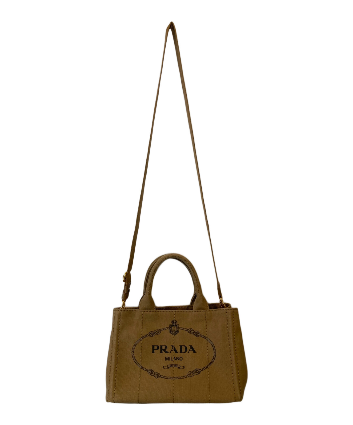 中古・古着通販】PRADA (プラダ) カナパトート BN2642 ブラウン サイズ