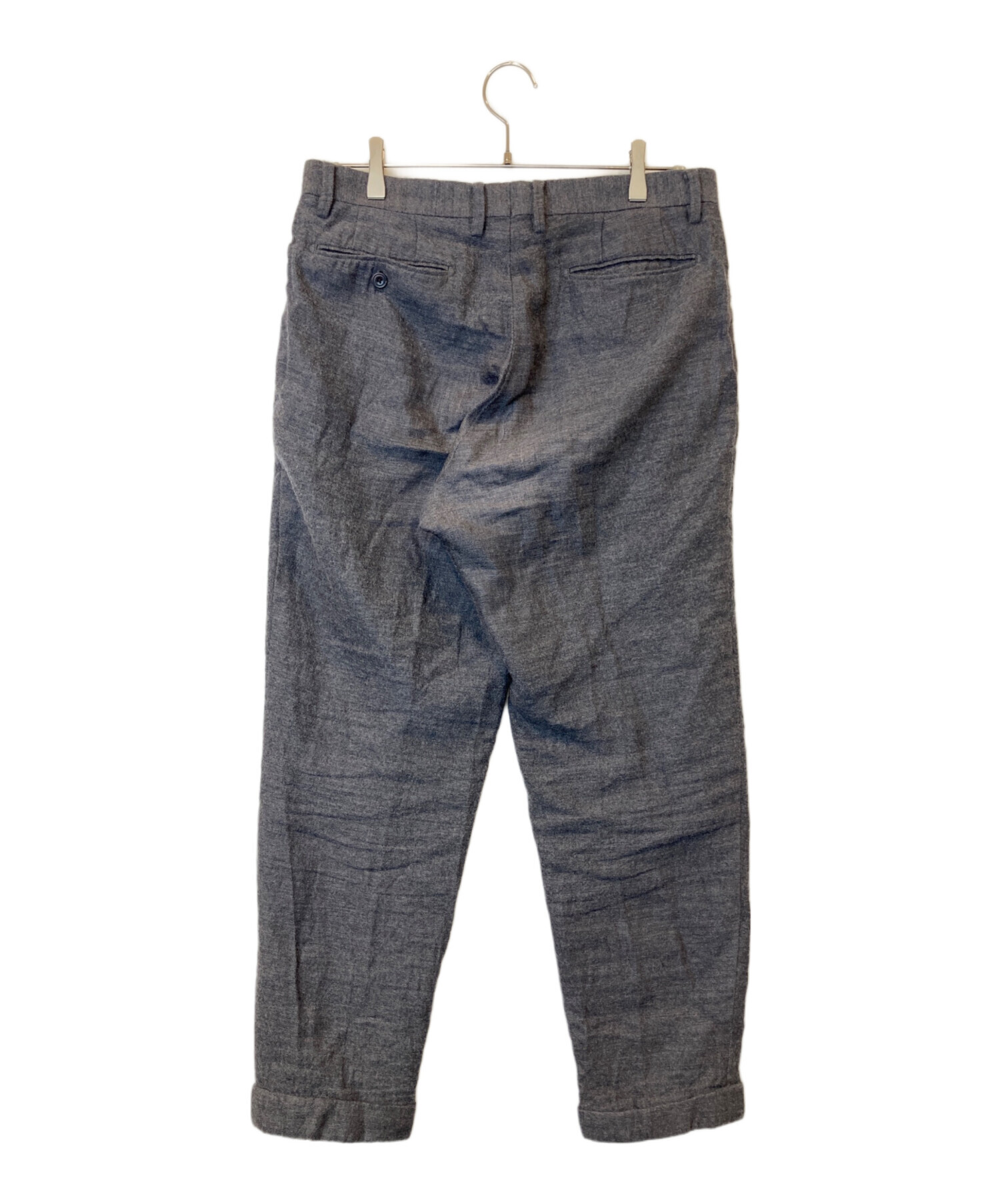 中古・古着通販】COMOLI (コモリ) ウールリネン2タックパンツ 15F