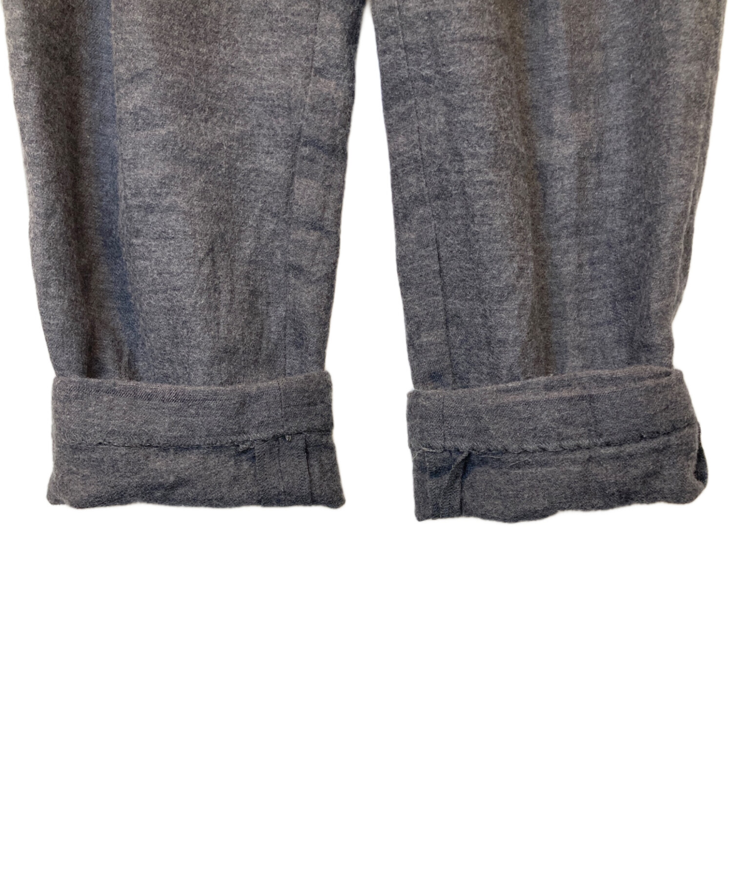 中古・古着通販】COMOLI (コモリ) ウールリネン2タックパンツ 15F