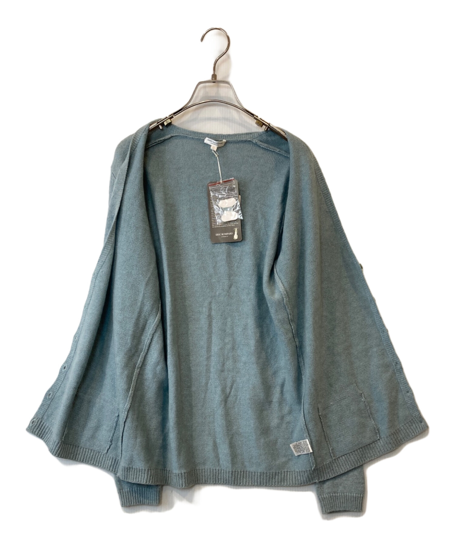 エリックボンパールERIC BOMOARDカシミア100% ジップアップセーター