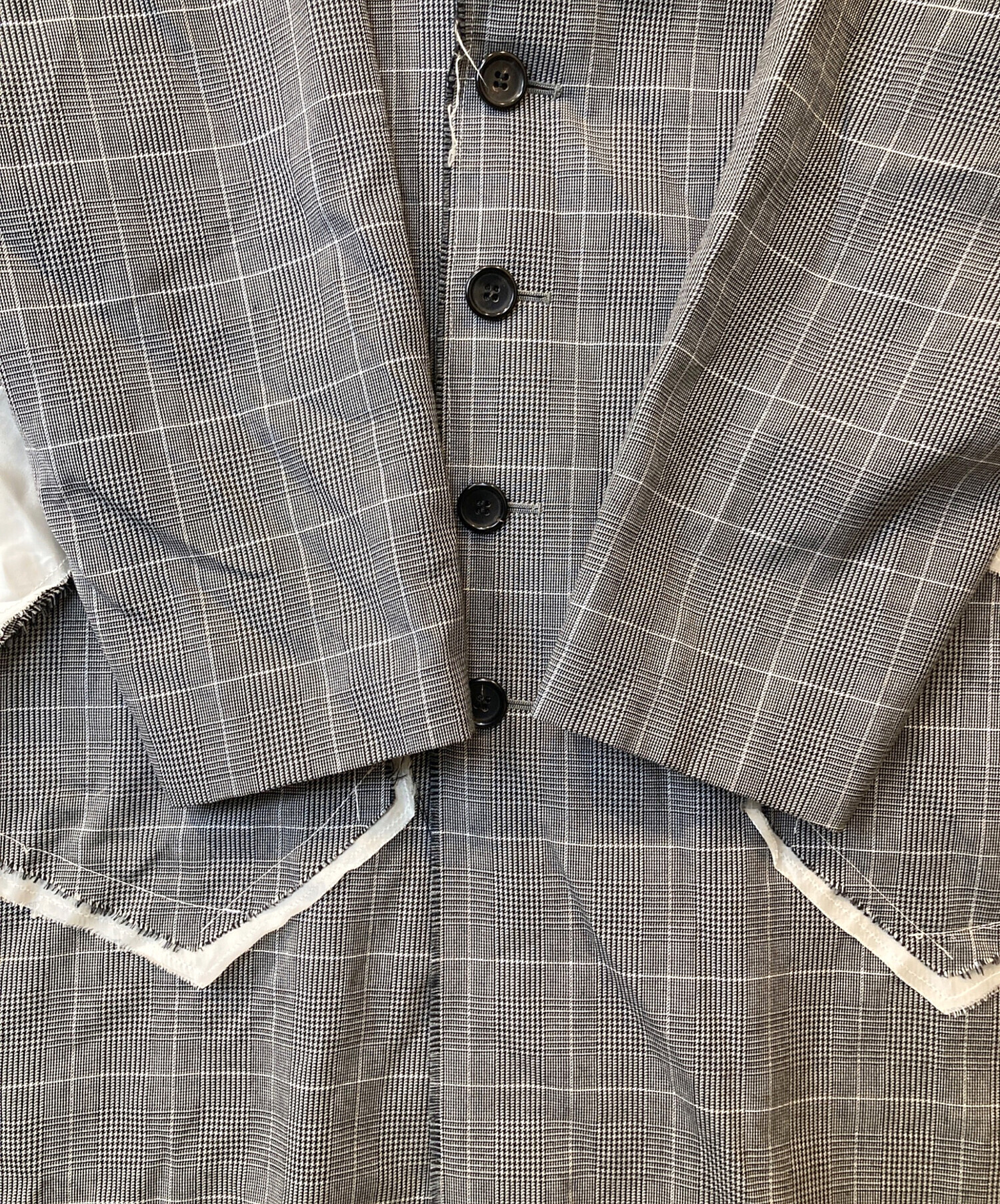 中古・古着通販】sulvam (サルバム) グレンチェックオーバーサイズ