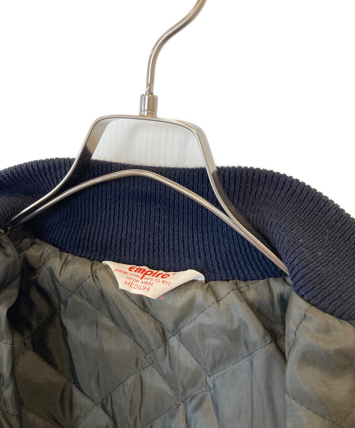 中古・古着通販】EMPIRE (エンパイア) ウールスタジャン ネイビー