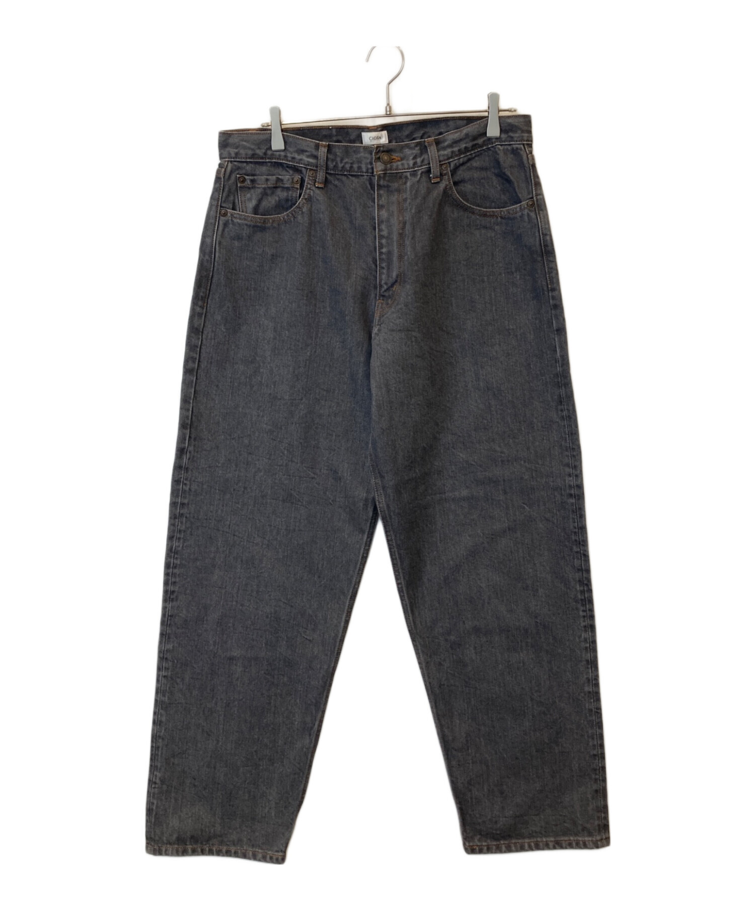 CIOTA シオタ デニム ワイドテーパード NPTM-6RF 34 中古・古着通販】CIOTA (シオタ) スビンコットン 13.5oz ワイド