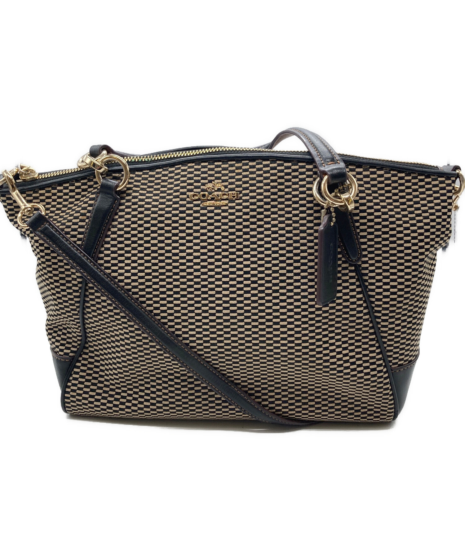 中古・古着通販】COACH (コーチ) 2WAYバッグ F57244 ブラック 