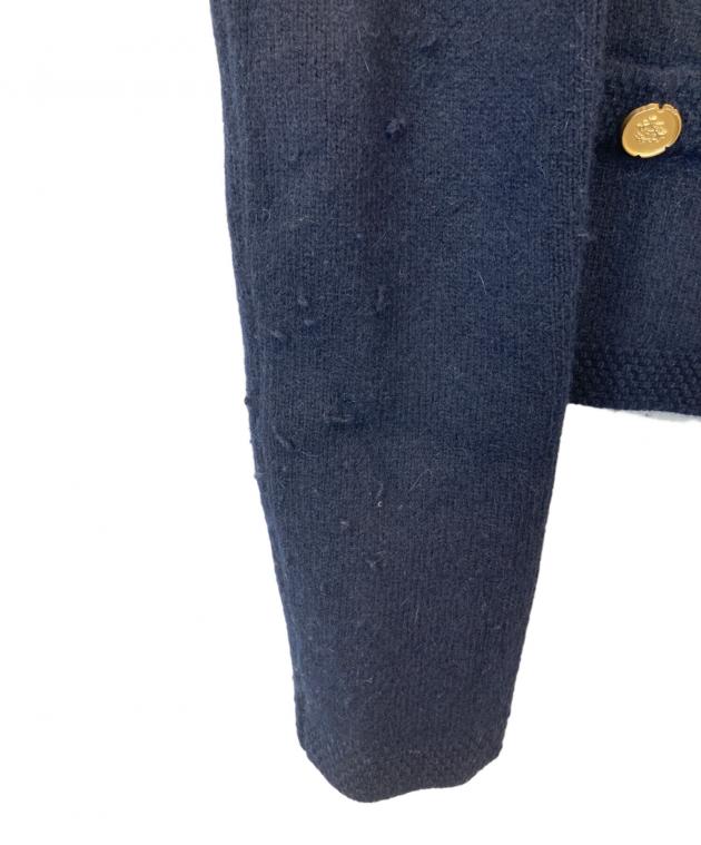 最安値 LILY BROWN フォックスブレンドトリムニットジャケット LILY BROWN（リリーブラウン）の「フォックスブレンドトリム