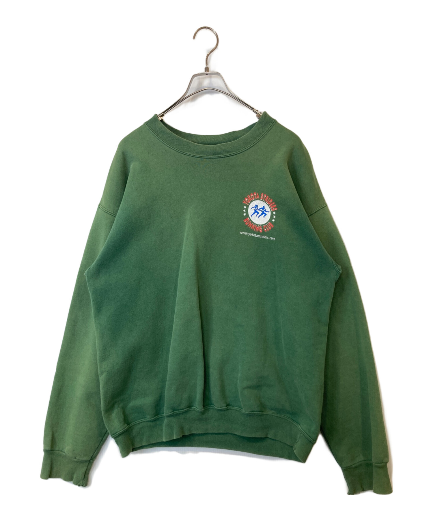 中古・古着通販】Hanes (ヘインズ) クルーネックスウェット グリーン