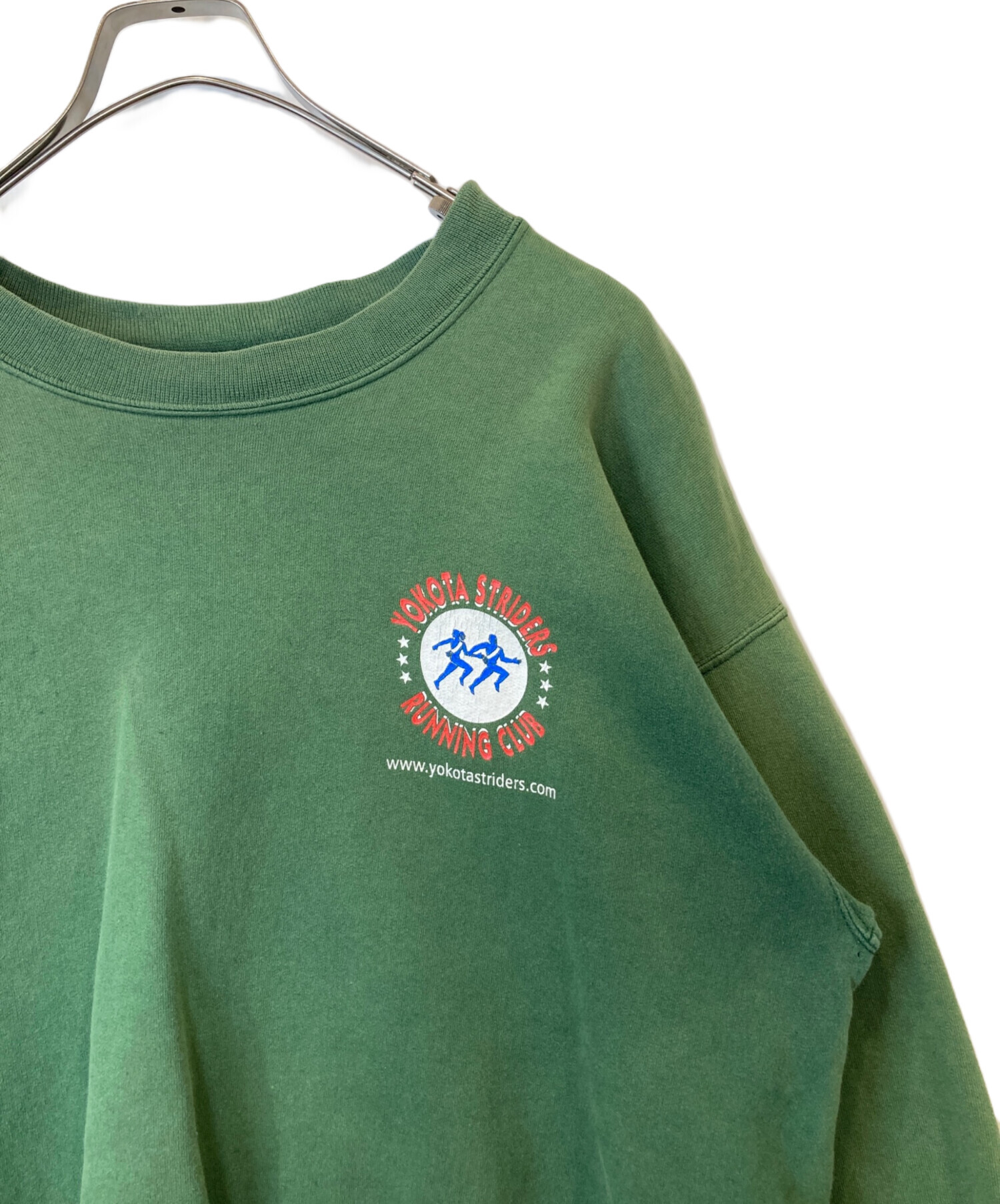 中古・古着通販】Hanes (ヘインズ) クルーネックスウェット グリーン