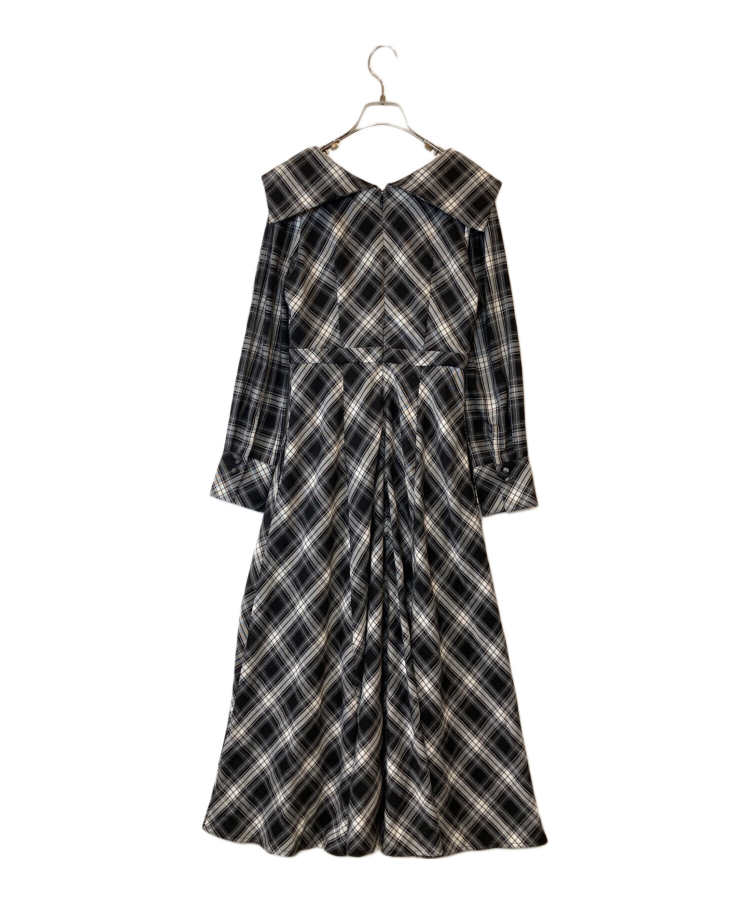 ワンピース Her lip to Coutume Plaid Flare Dress