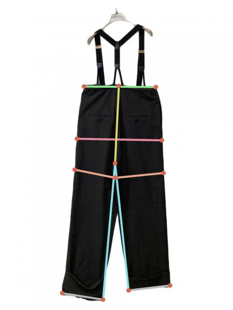 中古・古着通販】TODAYFUL (トゥデイフル) Suspenders Highwaist Pants
