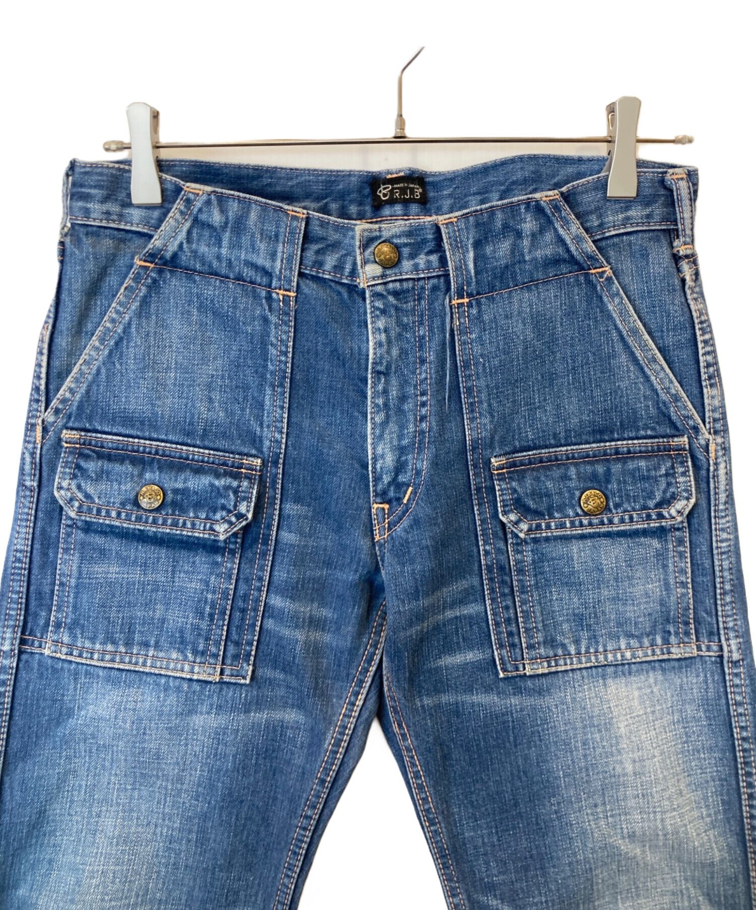中古・古着通販】R.J.B (アールジェイビー) デニムパンツ インディゴ 