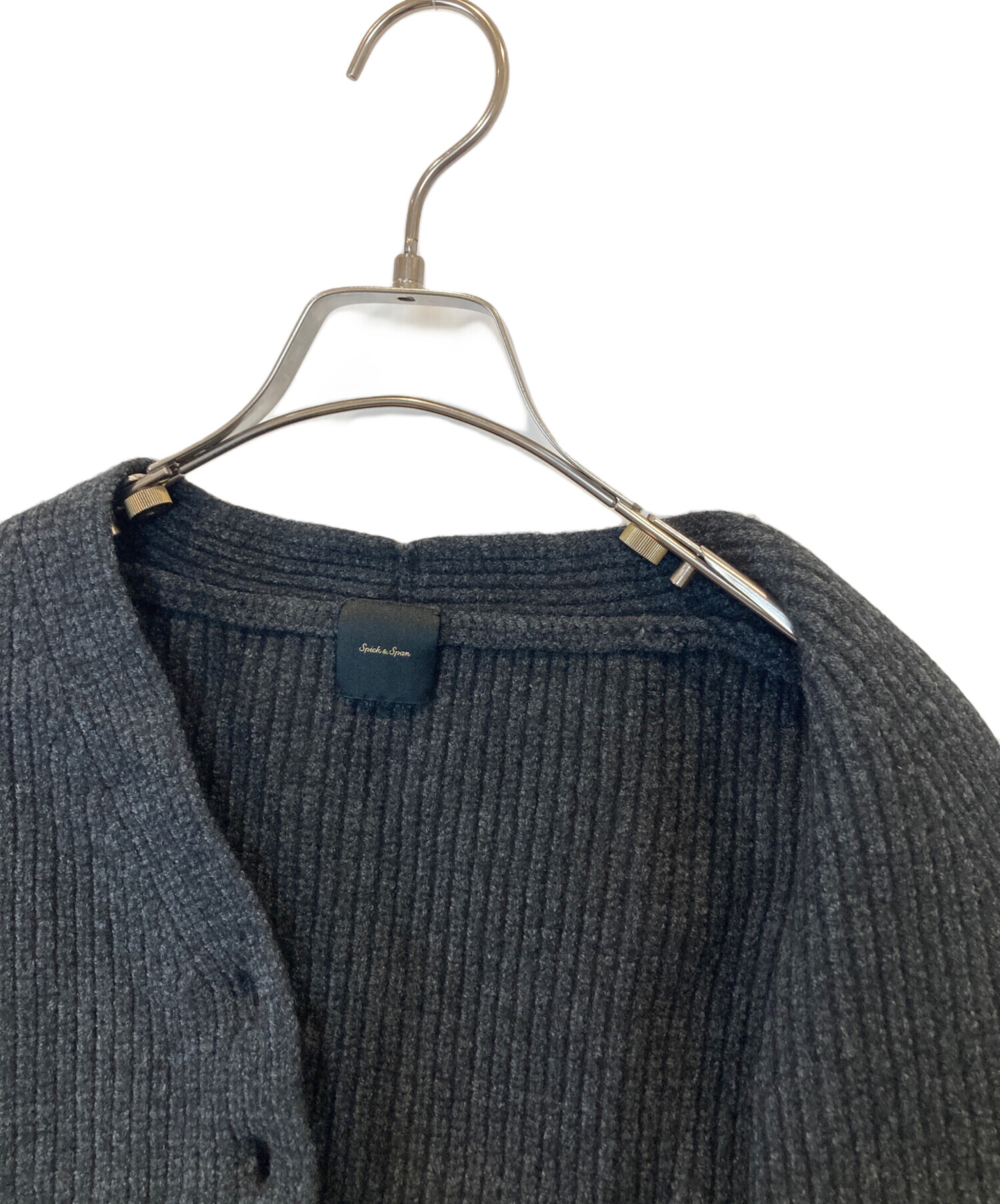 Spick and Span パールボタン畦ニットベスト WEB限定 / 追加》パール
