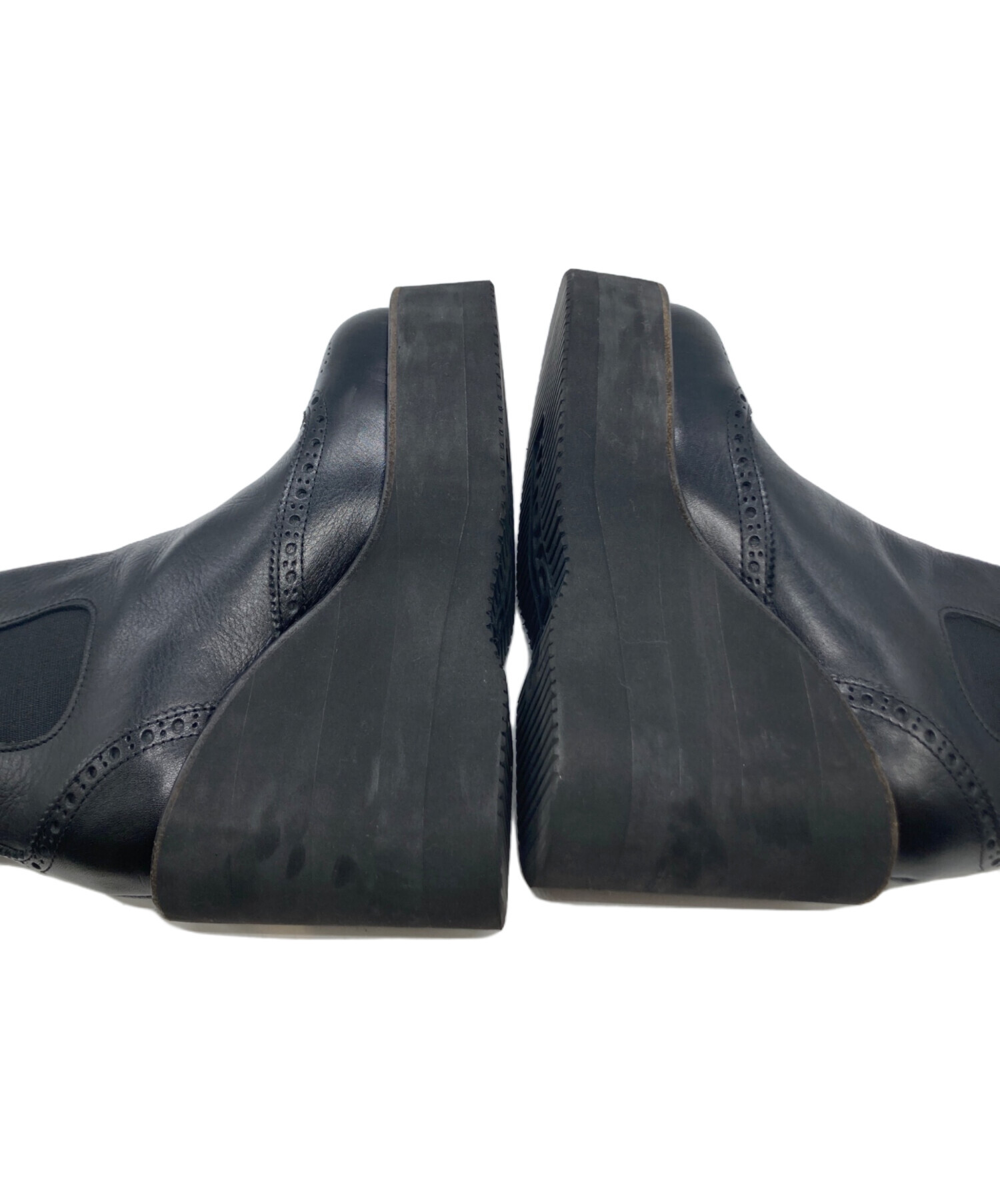 中古・古着通販】sacai (サカイ) サイドゴアブーツ 16-02907 ブラック