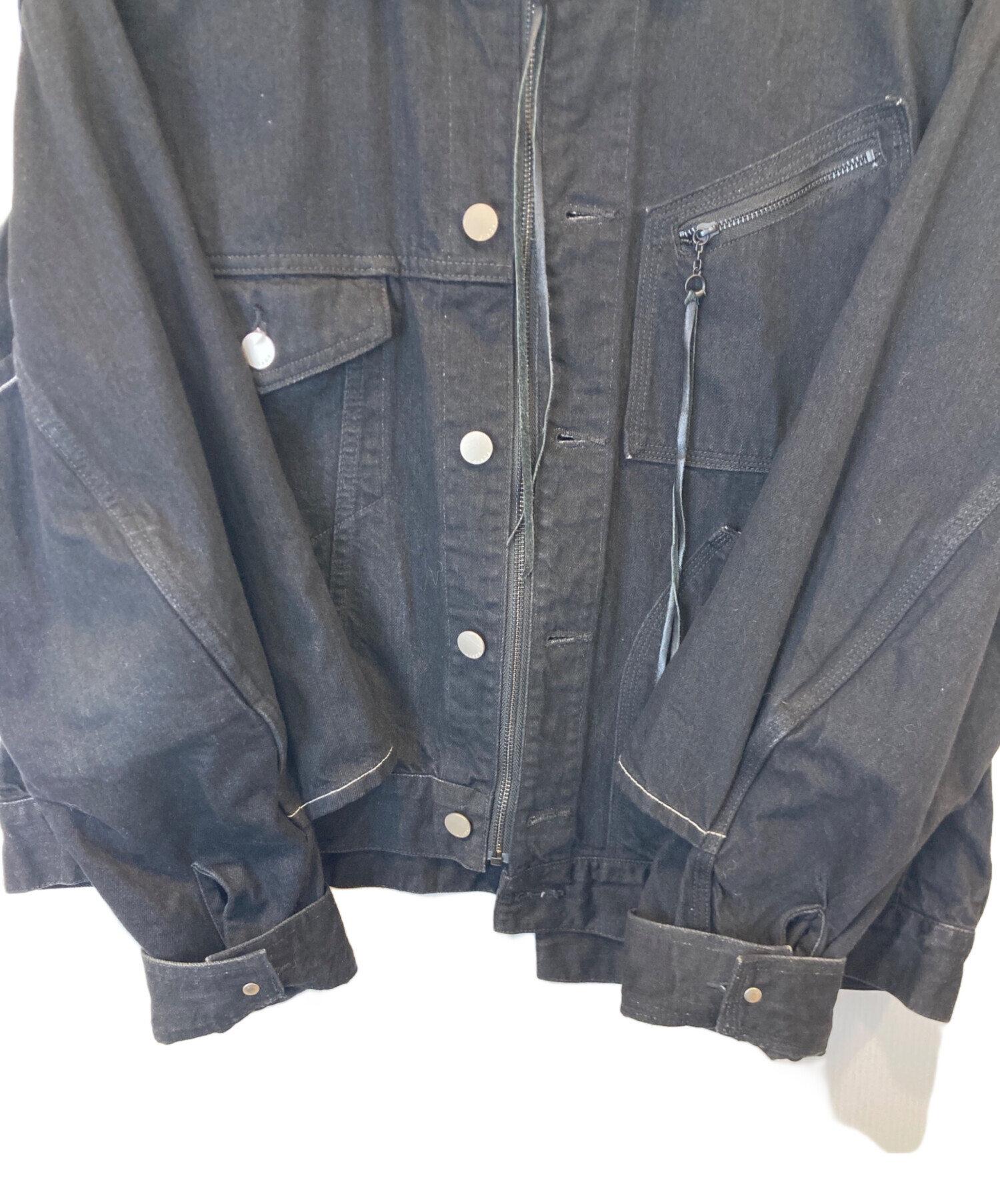 JieDa / Gジャン/2/コットン/IDG/無地/Jie-19W-JK05 中古・古着通販】Jieda (ジエダ) SWITCHING JEAN JACKET デニム