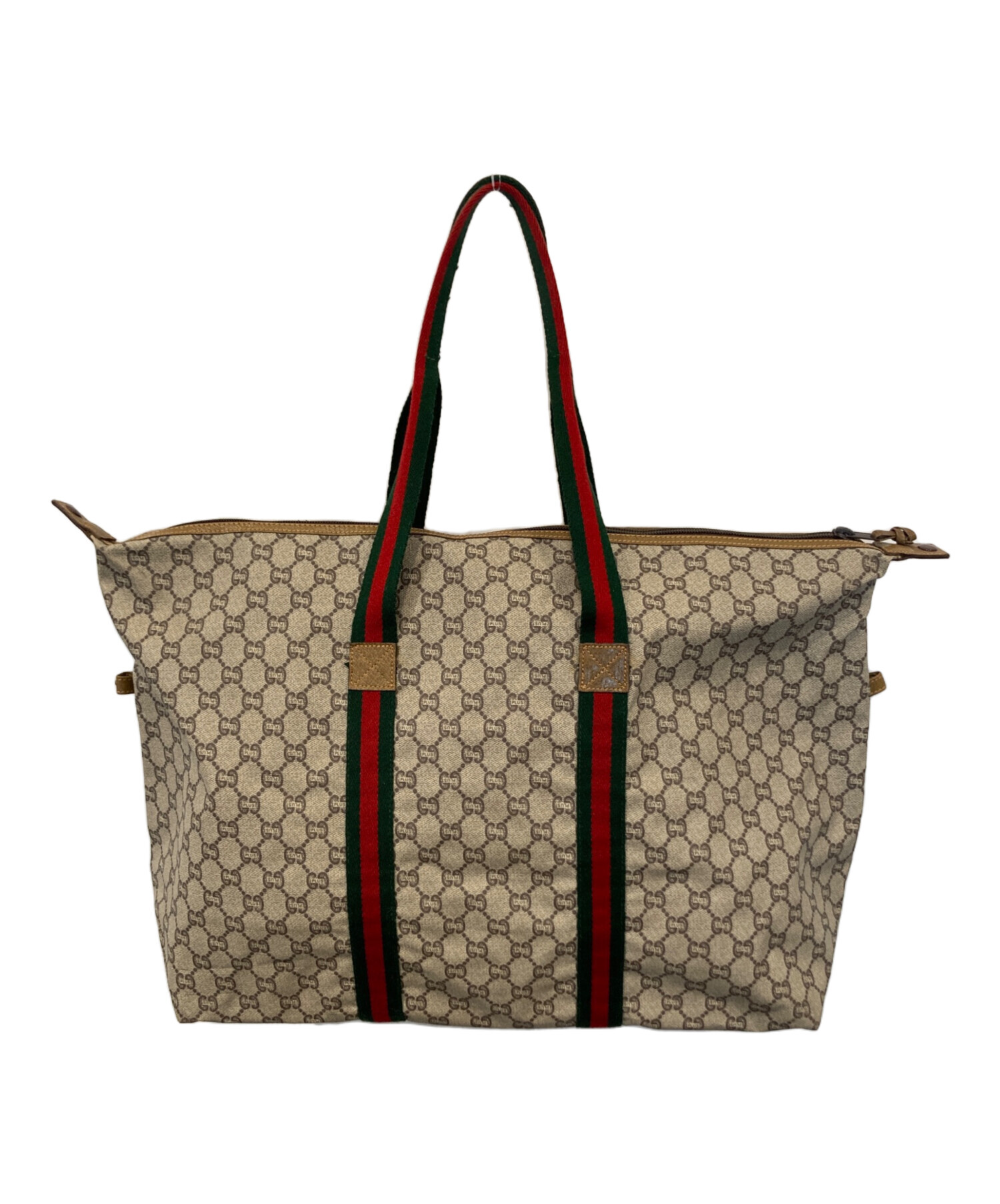 OLD GUCCI トートバッグ GG PLUS シェリーライン 【公式通販】