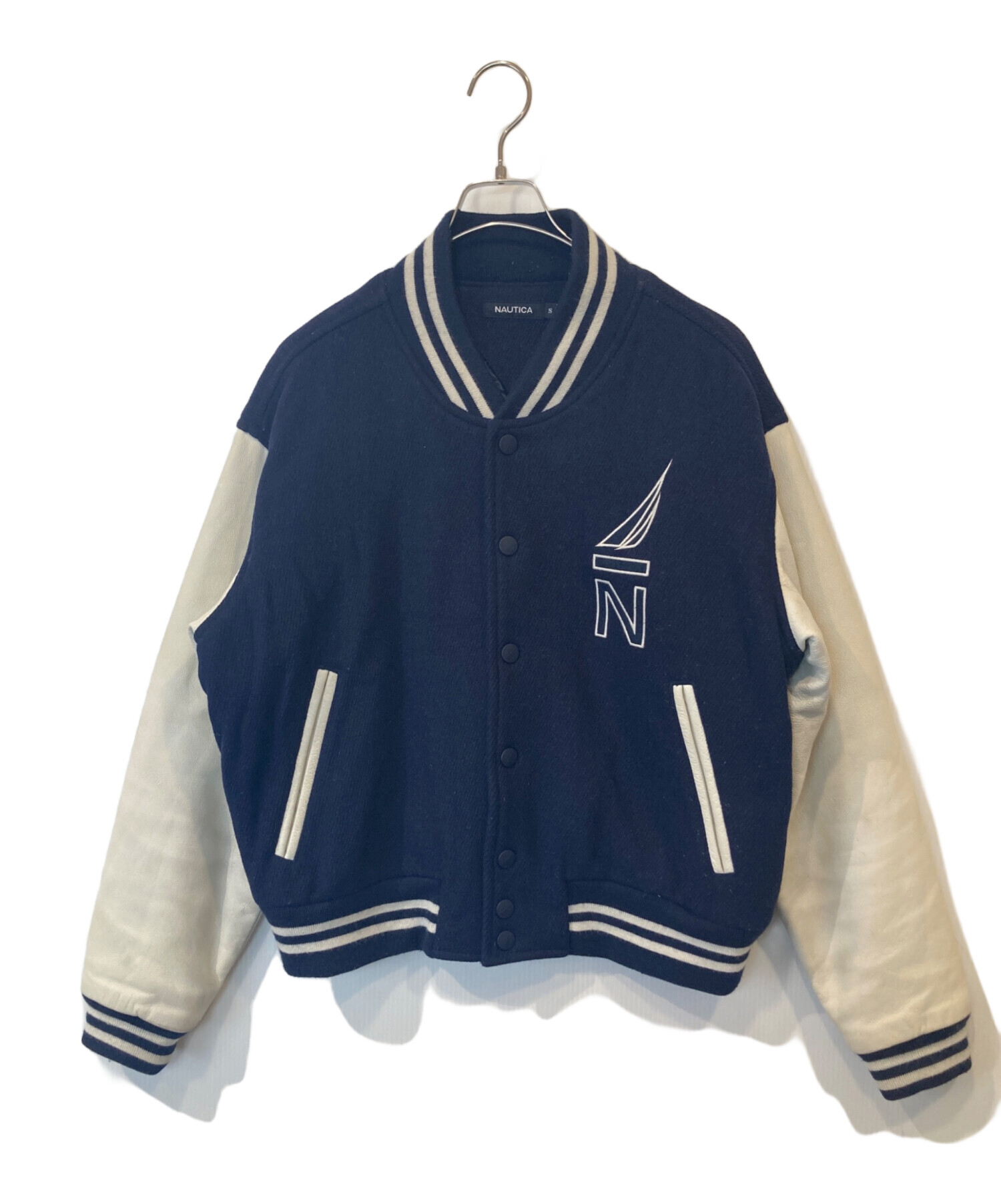 中古・古着通販】NAUTICA (ノーティカ) スタジャン NMJ10083 ネイビー