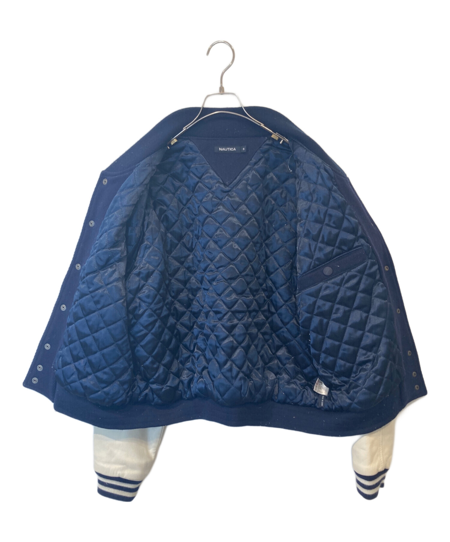 中古・古着通販】NAUTICA (ノーティカ) スタジャン NMJ10083 ネイビー