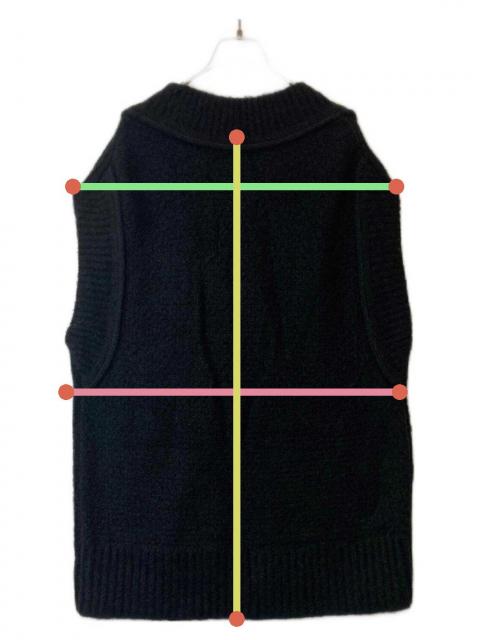 【未使用品】24AW Curensology C.S.G ベスト 中古・古着通販】Curensology (カレンソロジー) ツイーディヤーン