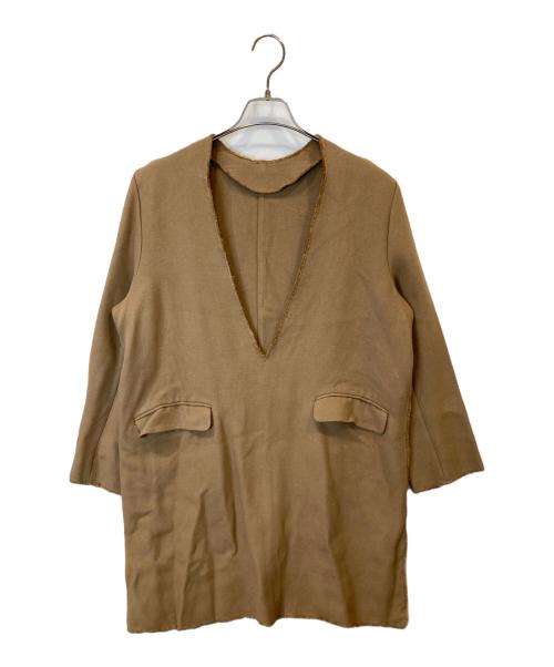 Plage　プラージュ　V/Nチュニック　36 　キャメル plage（プラージュ）の「《予約》V/Nチュニック（シャツ