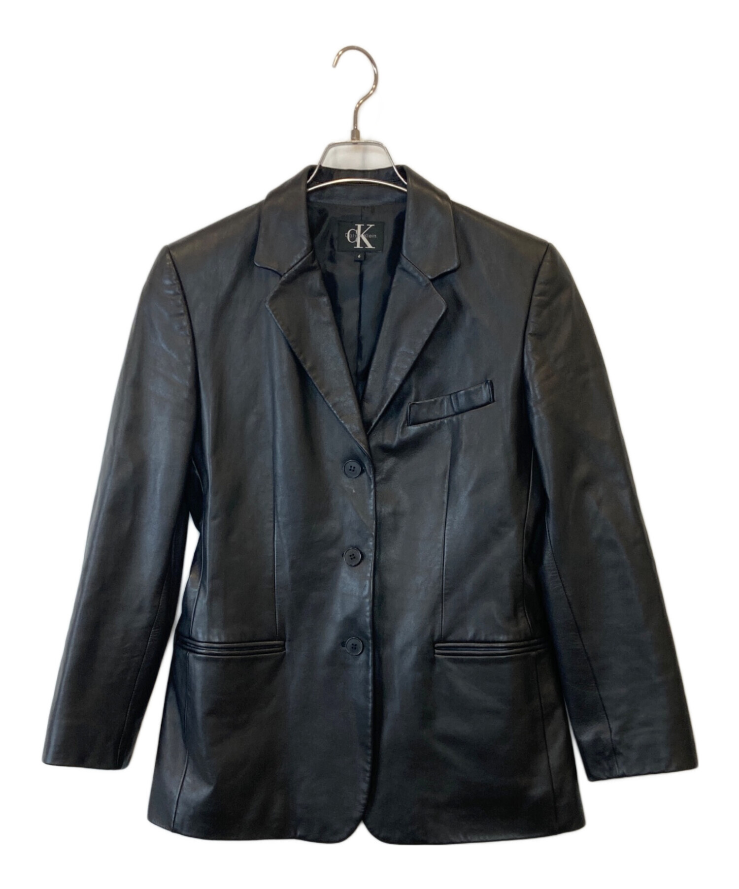 中古・古着通販】Calvin Klein (カルバンクライン) ラムレザー