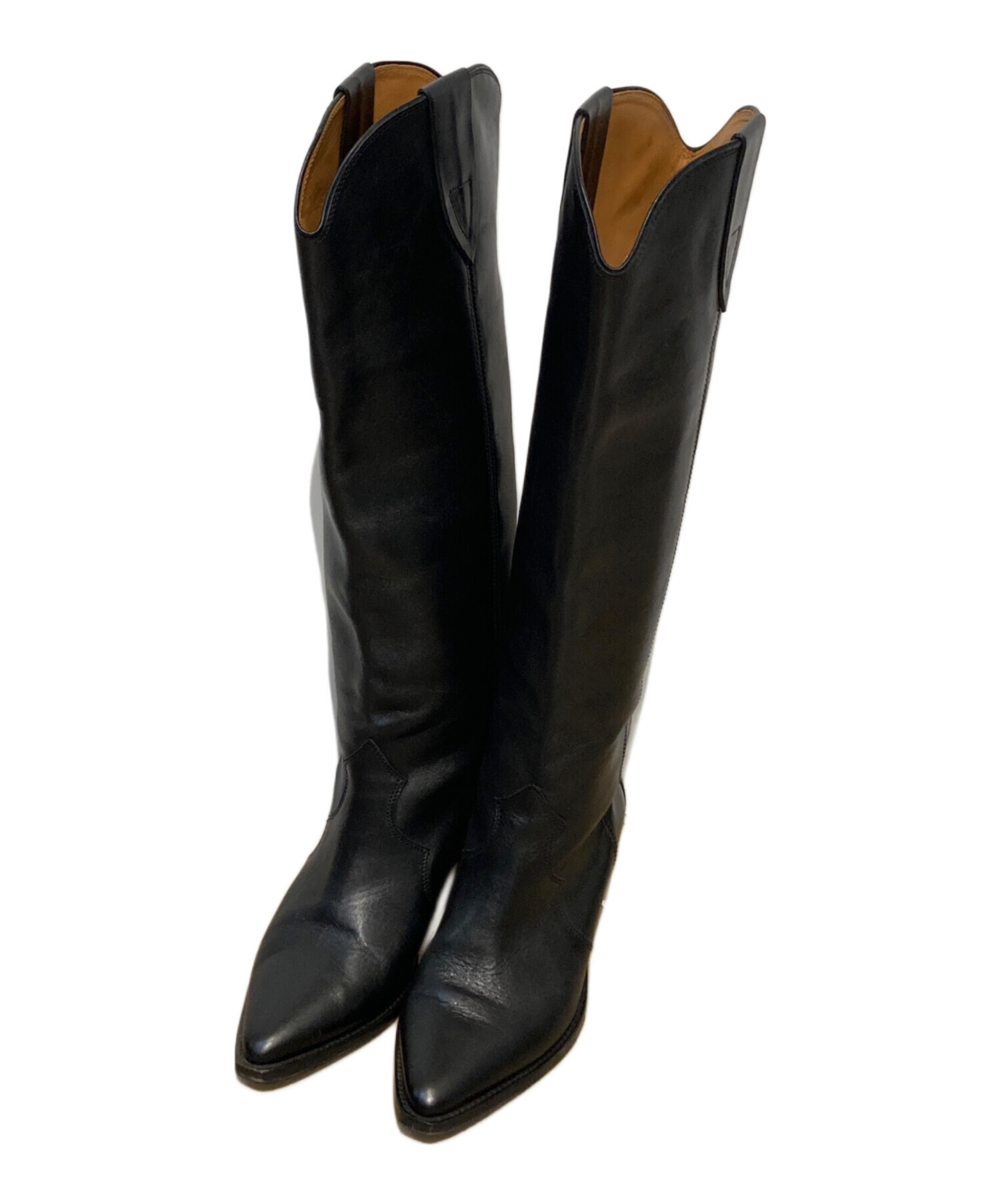 中古・古着通販】ISABEL MARANT (イザベルマラン) レザーロングブーツ