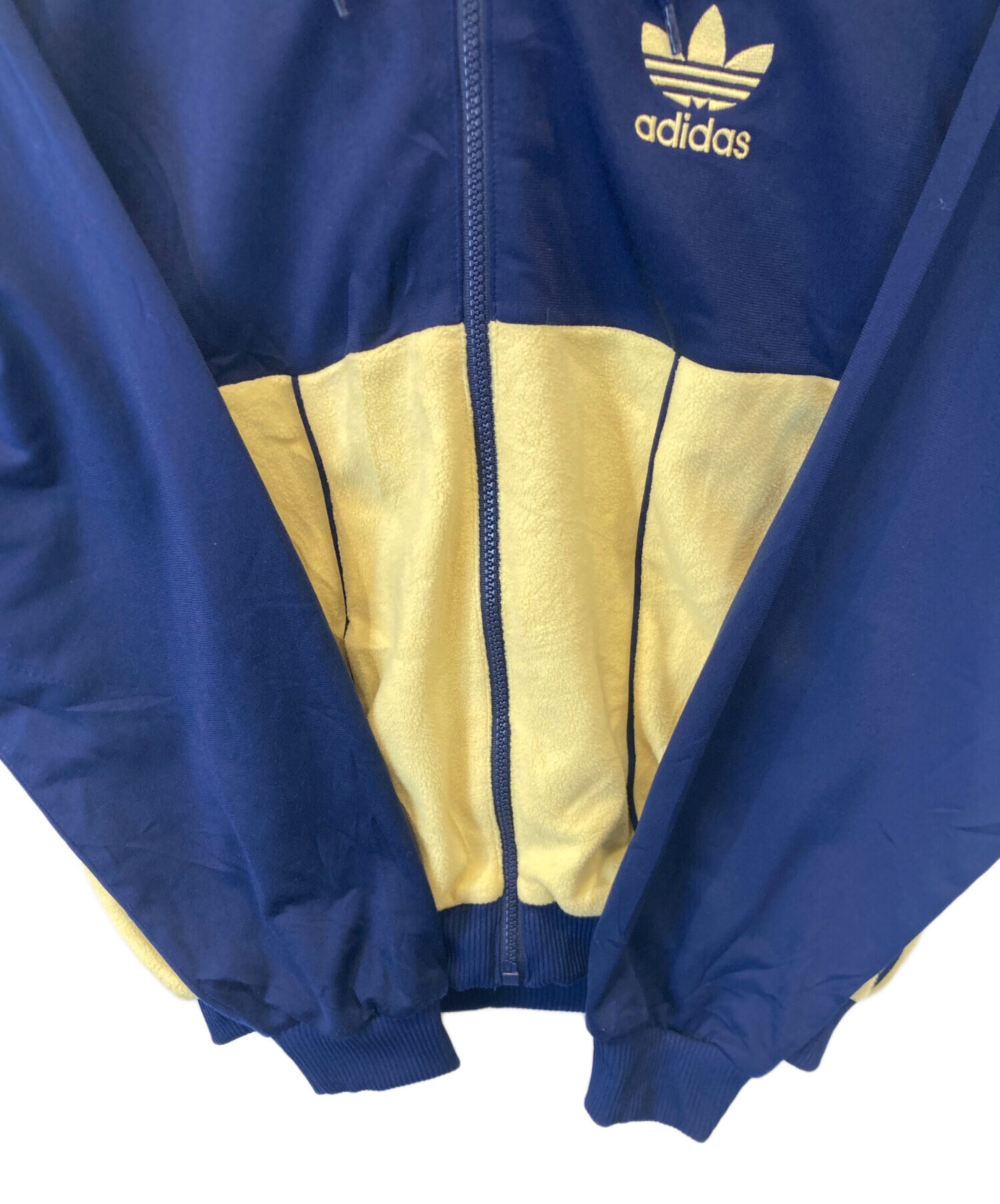 中古・古着通販】adidas (アディダス) ジップパーカー ネイビー
