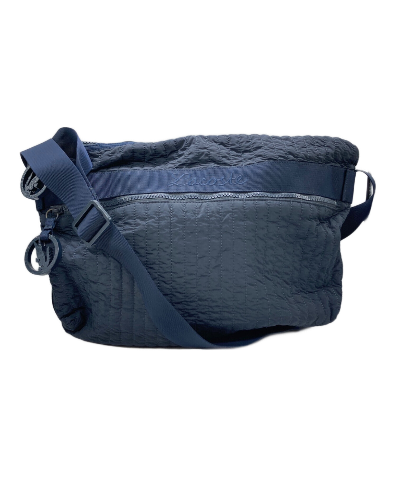 中古・古着通販】LACOSTE (ラコステ) ショルダーバッグ ネイビー 