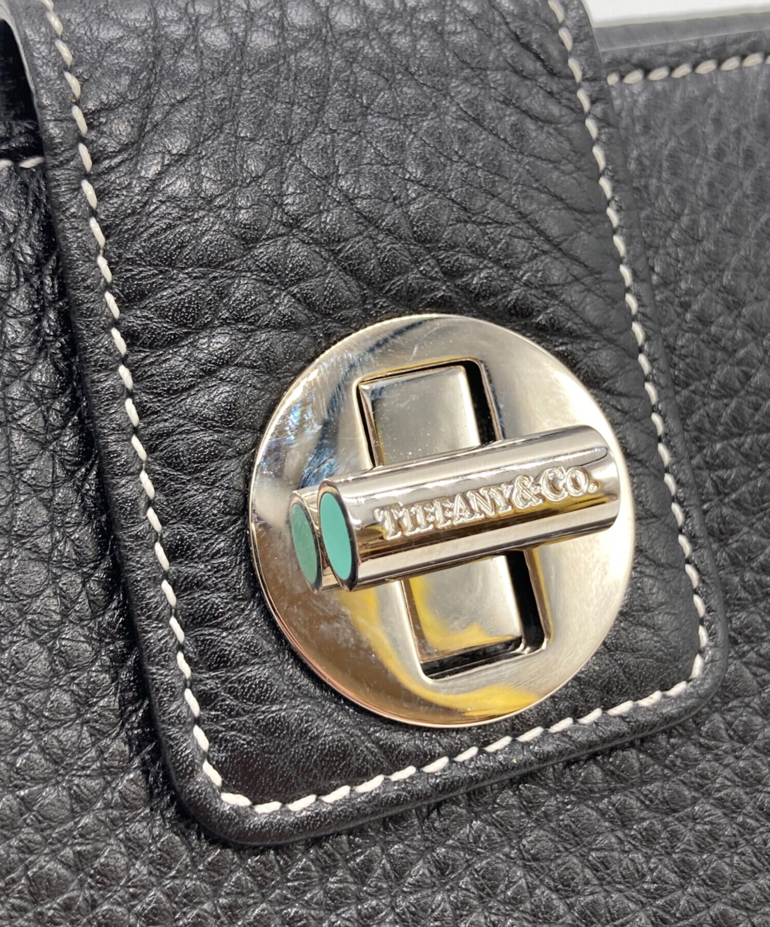 Tiffany& Co. ティファニー ターンロック チェーンウォレット長財布