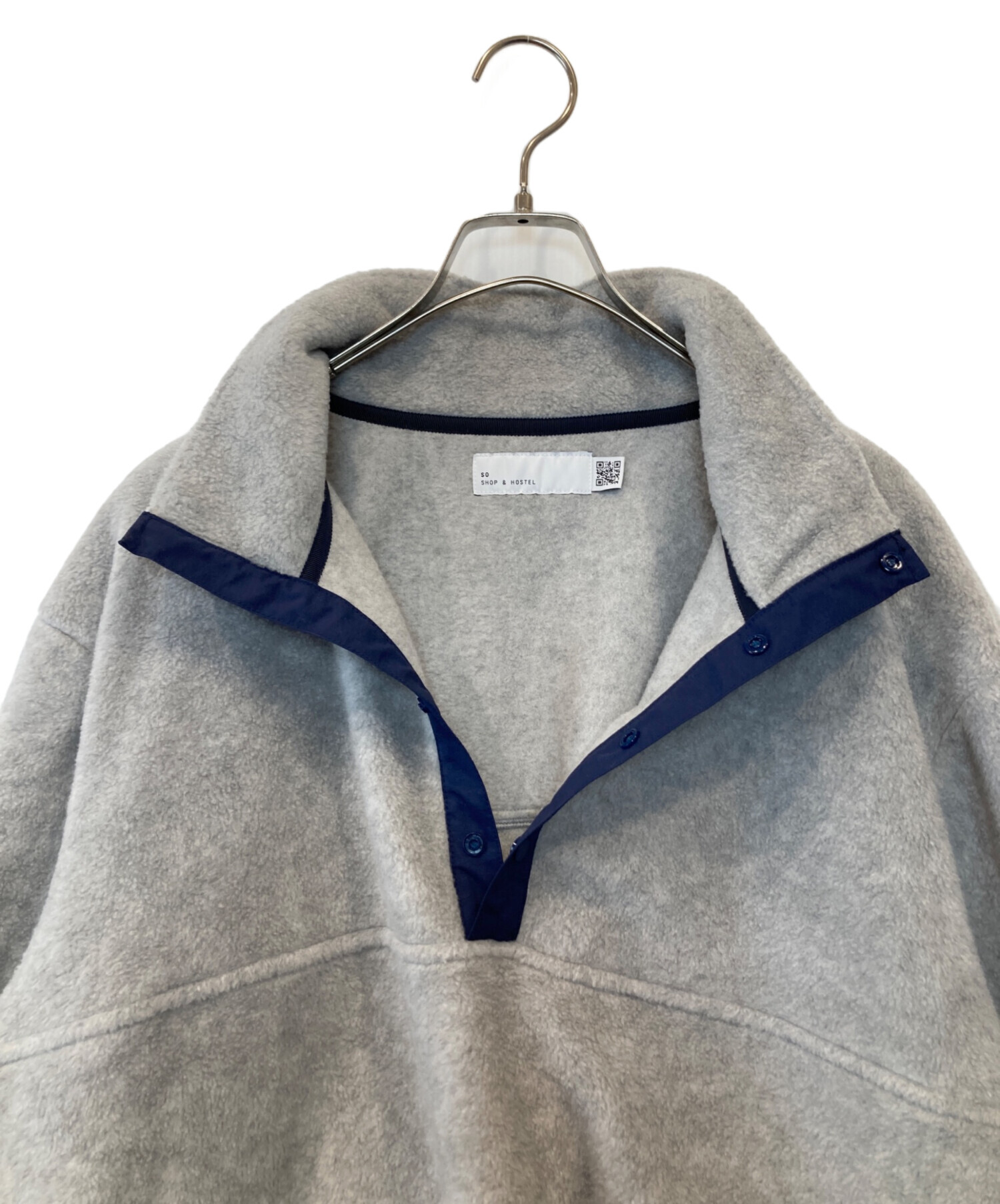 ジャケット・アウター SO ORIGINAL SNAP PULLOVER FLEECE JACKET 中古・古着通販】SO SHOP & HOSTEL (ソーショップ＆ホステ) SNAP