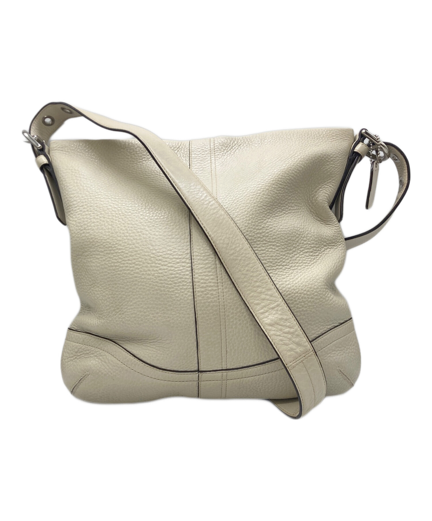 中古・古着通販】COACH (コーチ) レザーショルダーバッグ F10940  