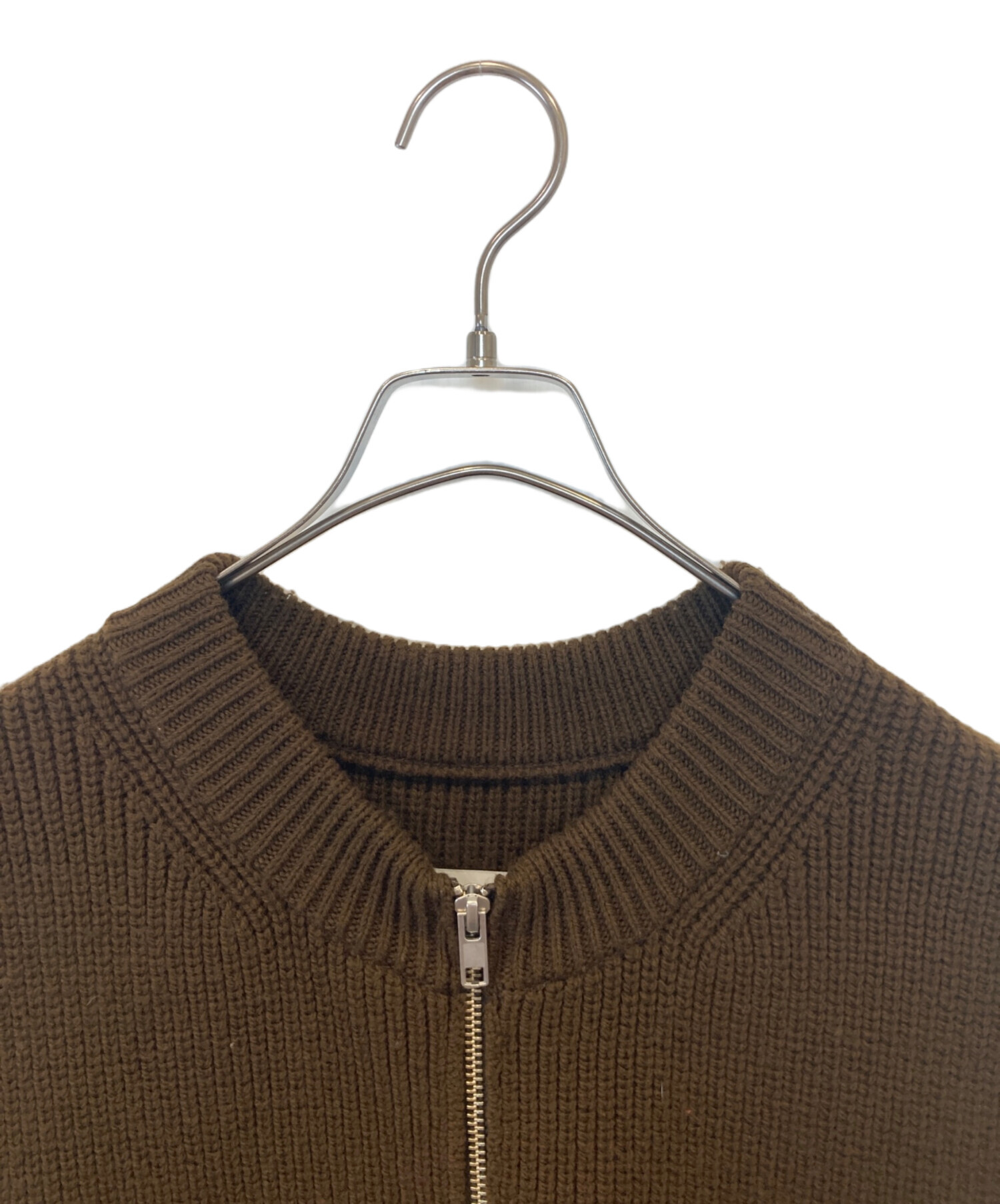 中古・古着通販】stein (シュタイン) OVERSIZED DRIVERS KNIT ZIP VEST