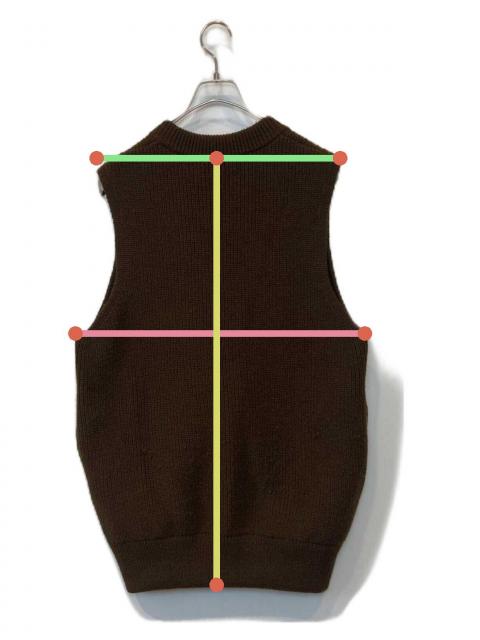 ニット　ベスト S 未使用品 3071000658581518_drawn.jpeg