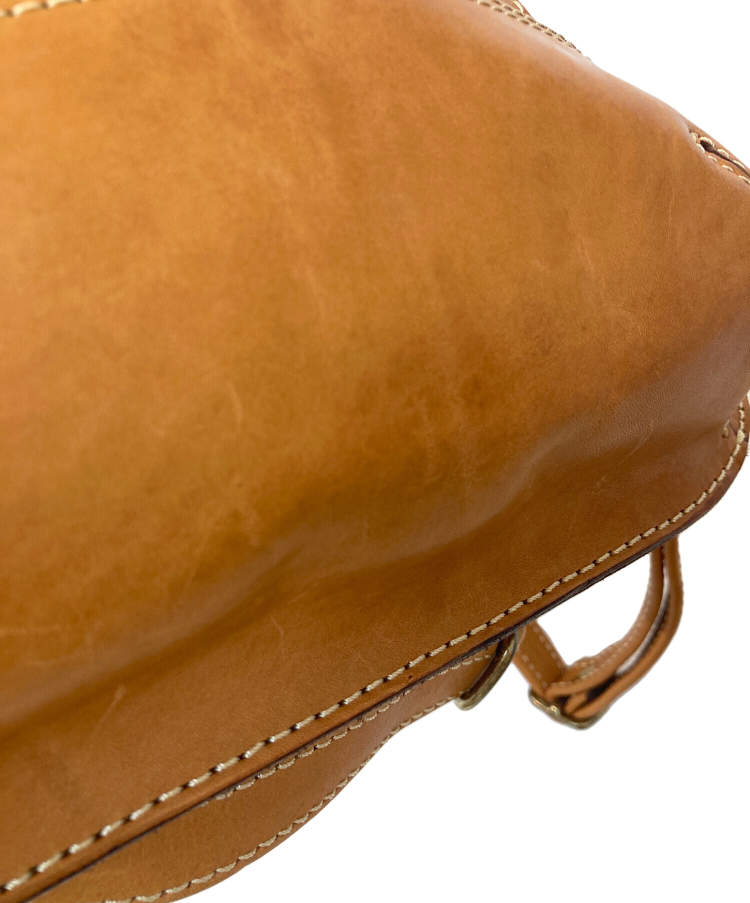 中古・古着通販】Herz (ヘルツ) 口枠リュック R-131 キャメル