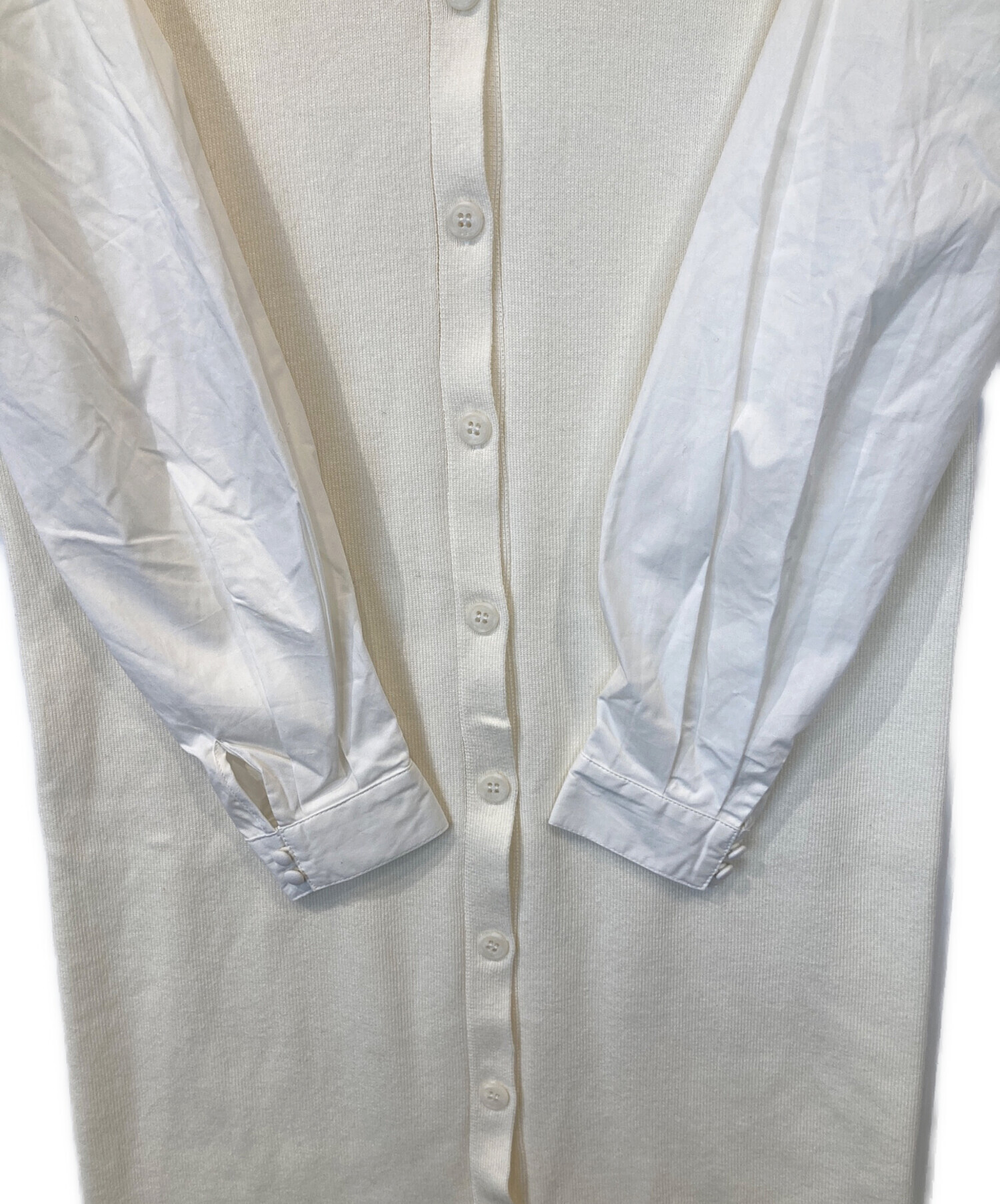 中古・古着通販】Ameri (アメリ) MANY WAY DOCKING SHIRT DRESS