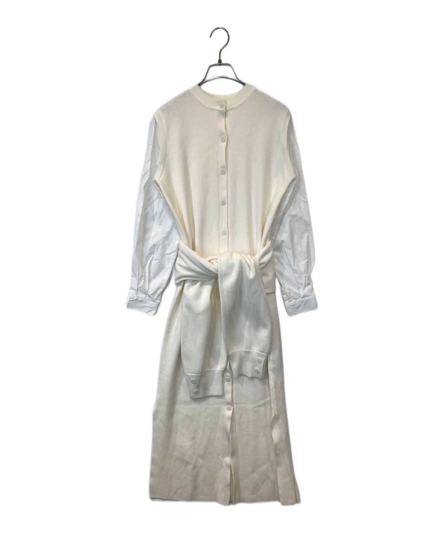 Ameri SHIRT DOCKING COMBINAISON ドレス 中古・古着通販】Ameri (アメリ) MANY WAY DOCKING SHIRT DRESS