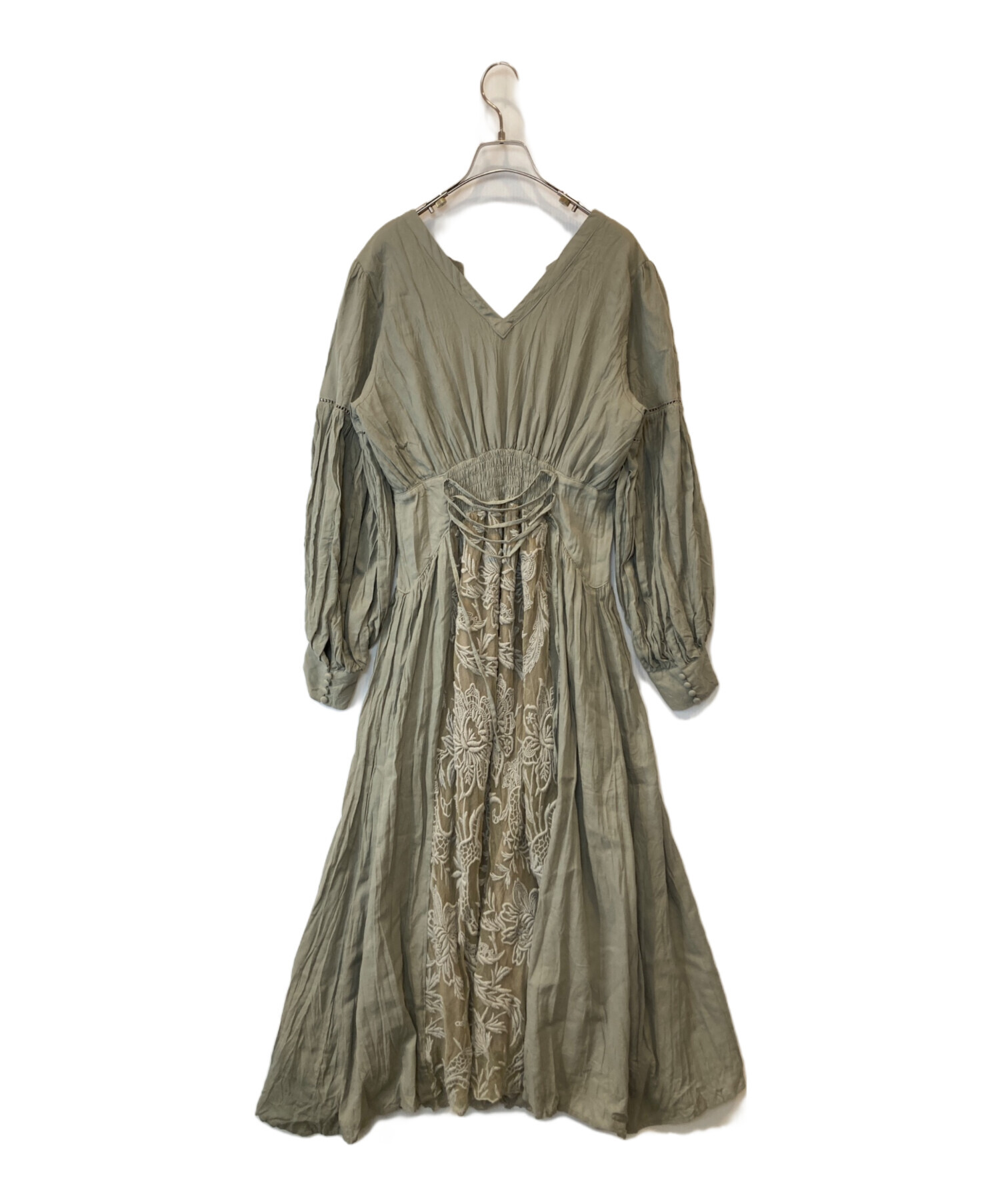 Ameri VINTAGE ワンピース 中古・古着通販】Ameri (アメリ) SHIRRING PLEATS DRESS ワンピース