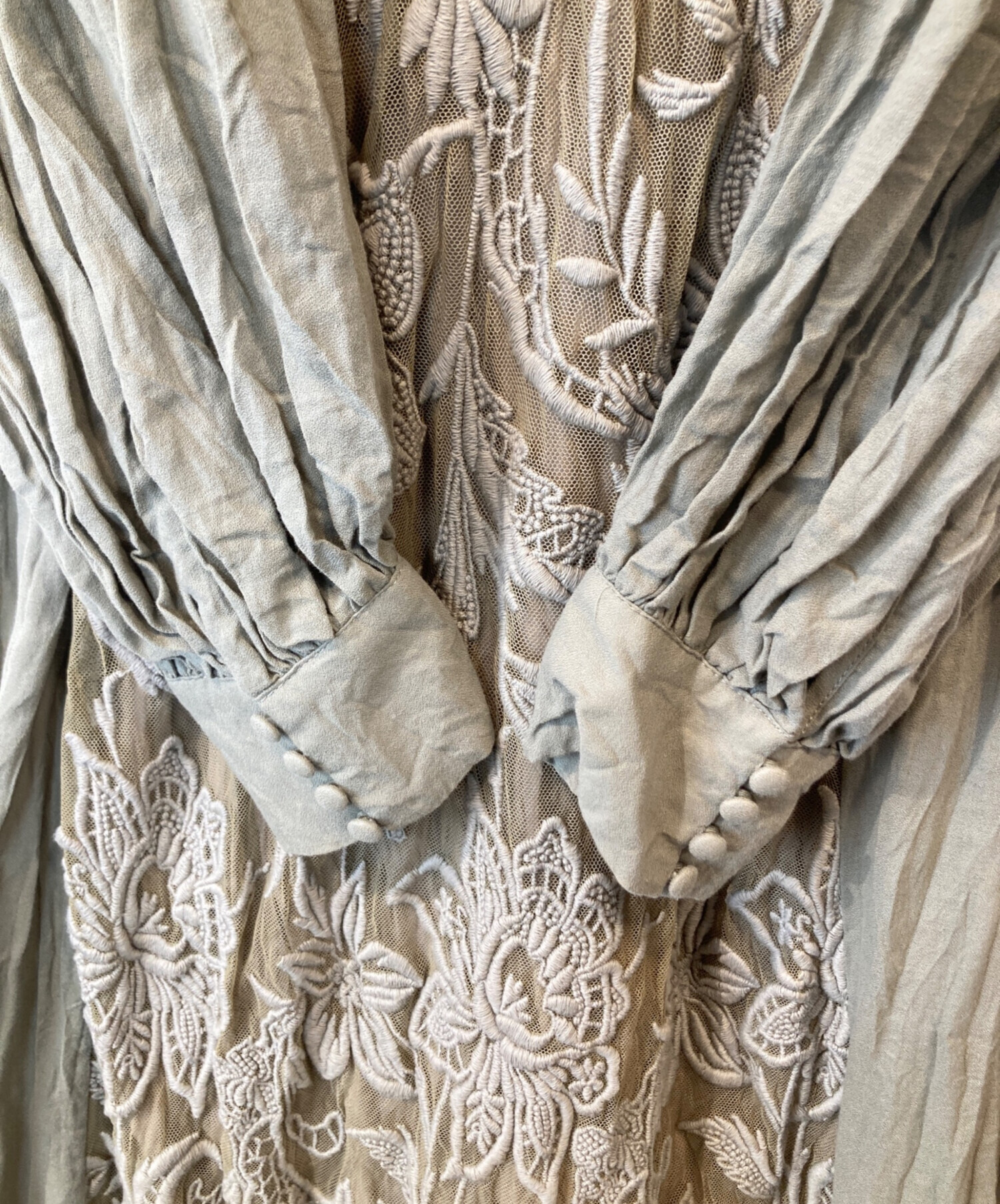 中古・古着通販】Ameri (アメリ) SHIRRING PLEATS DRESS ワンピース
