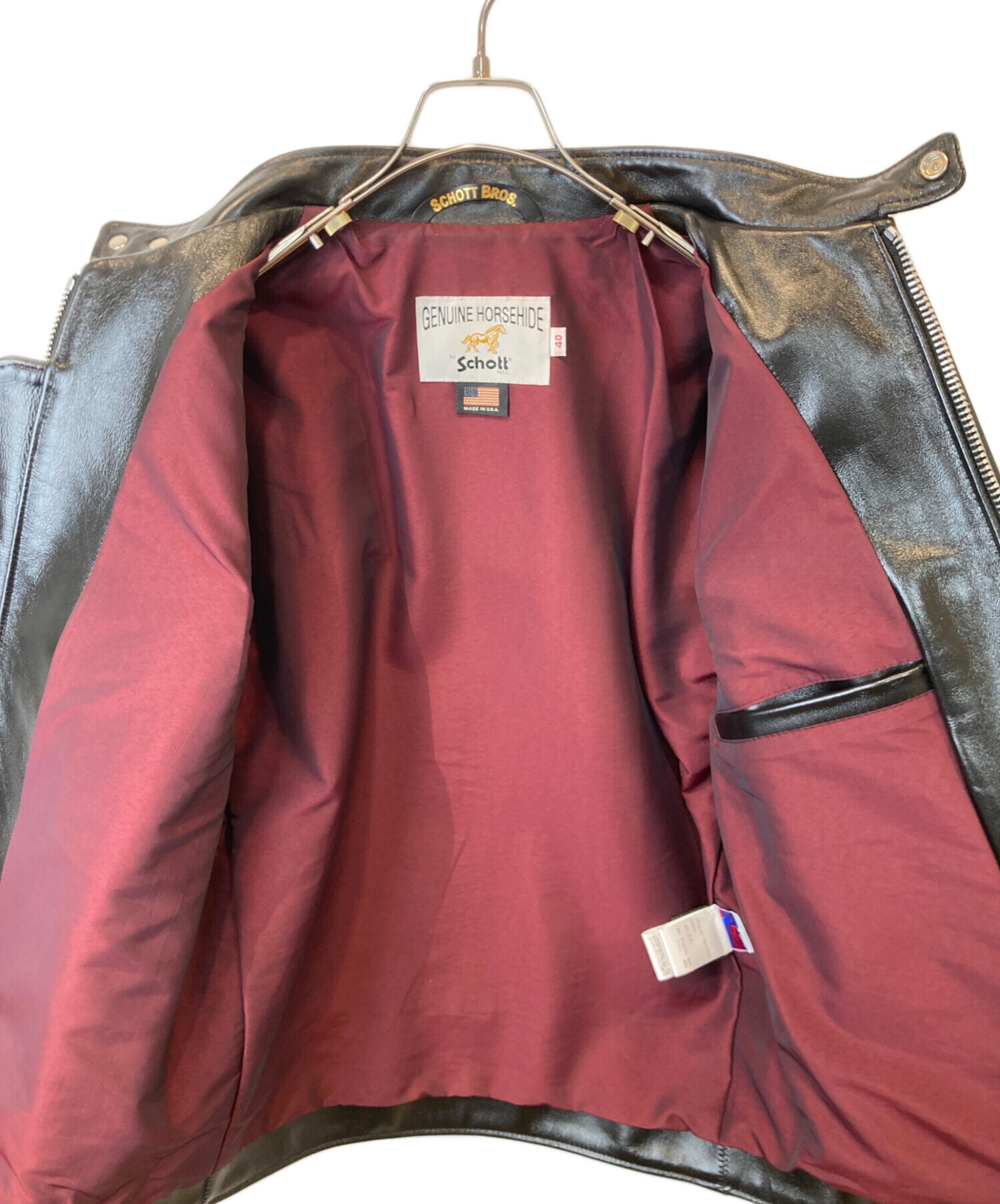 中古・古着通販】SCHOTT BROS. (ショットブロス) ホースハイド