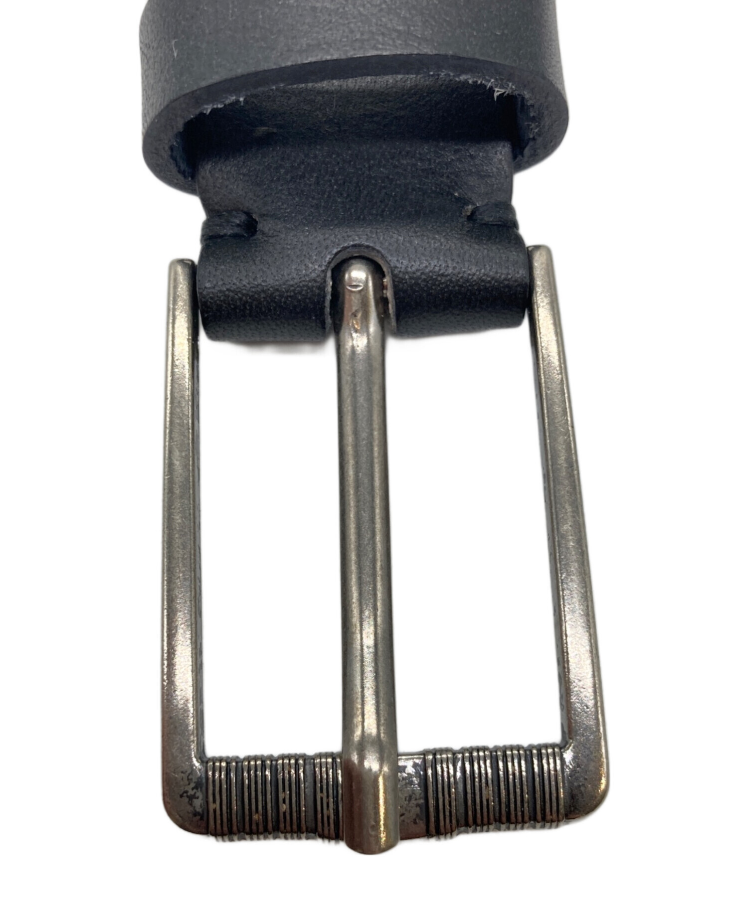 中古・古着通販】Llife (ライフ) レザーチェーンベルト ブラック